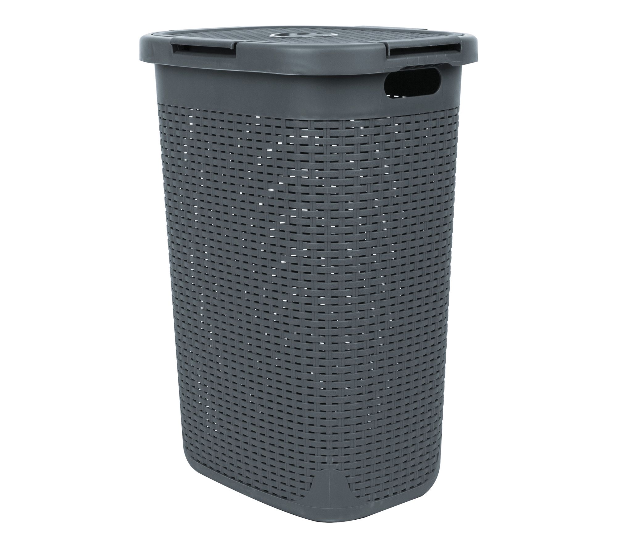 Mind Reader 60L Slim Laundry Hamper Clothes Basket with Lid