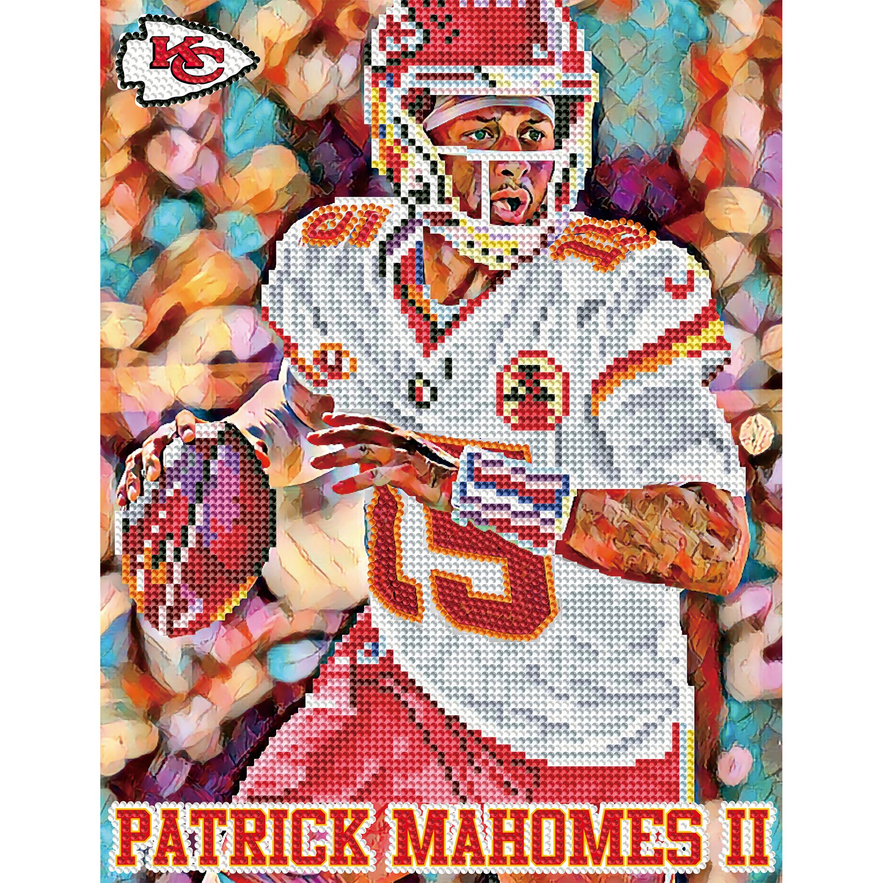 SPORTICULTURE KC Chiefs Patrick Mahomes Painting Craft Kit