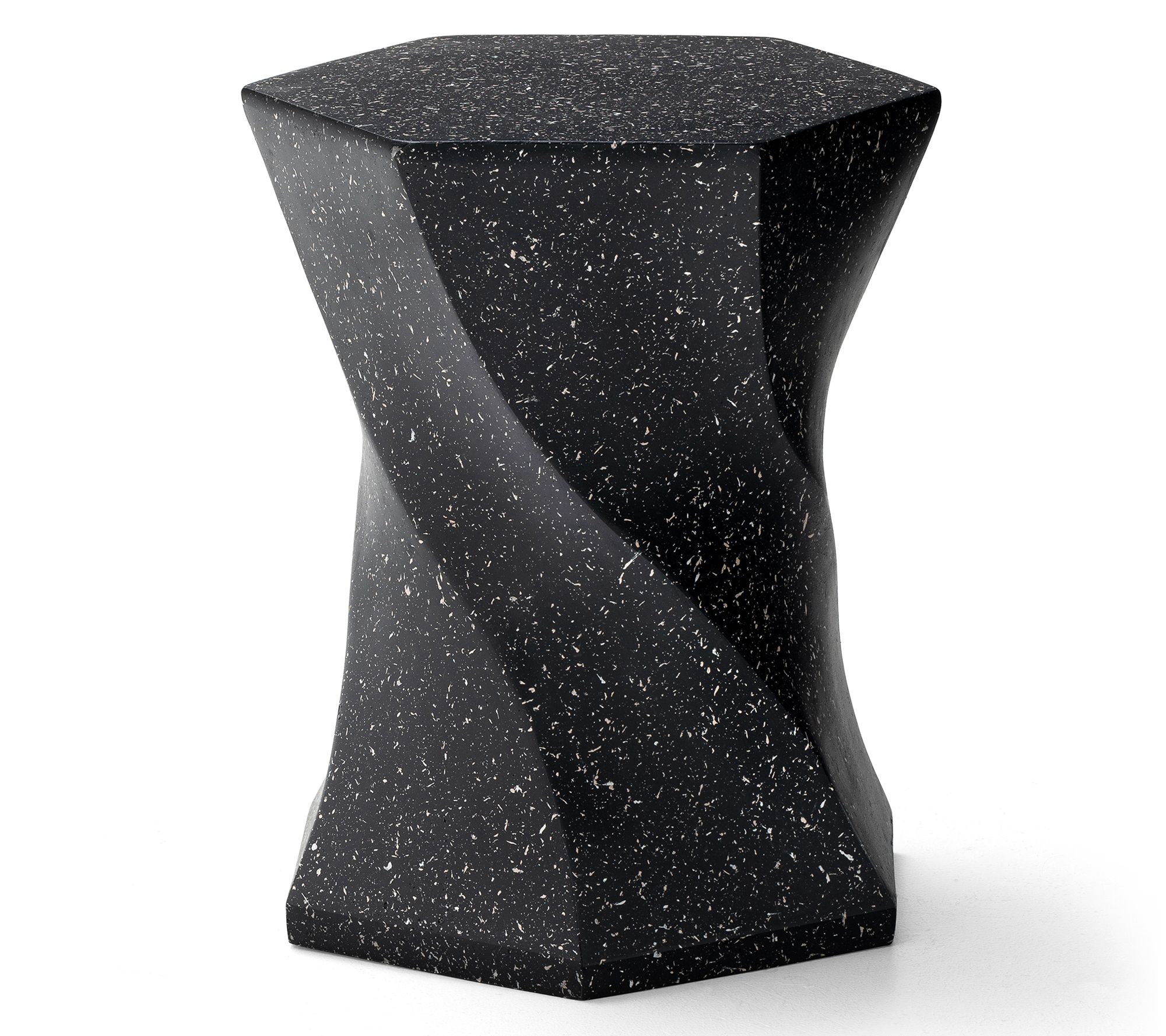 Glitzhome 18" Twist-Style Garden Stool / Table