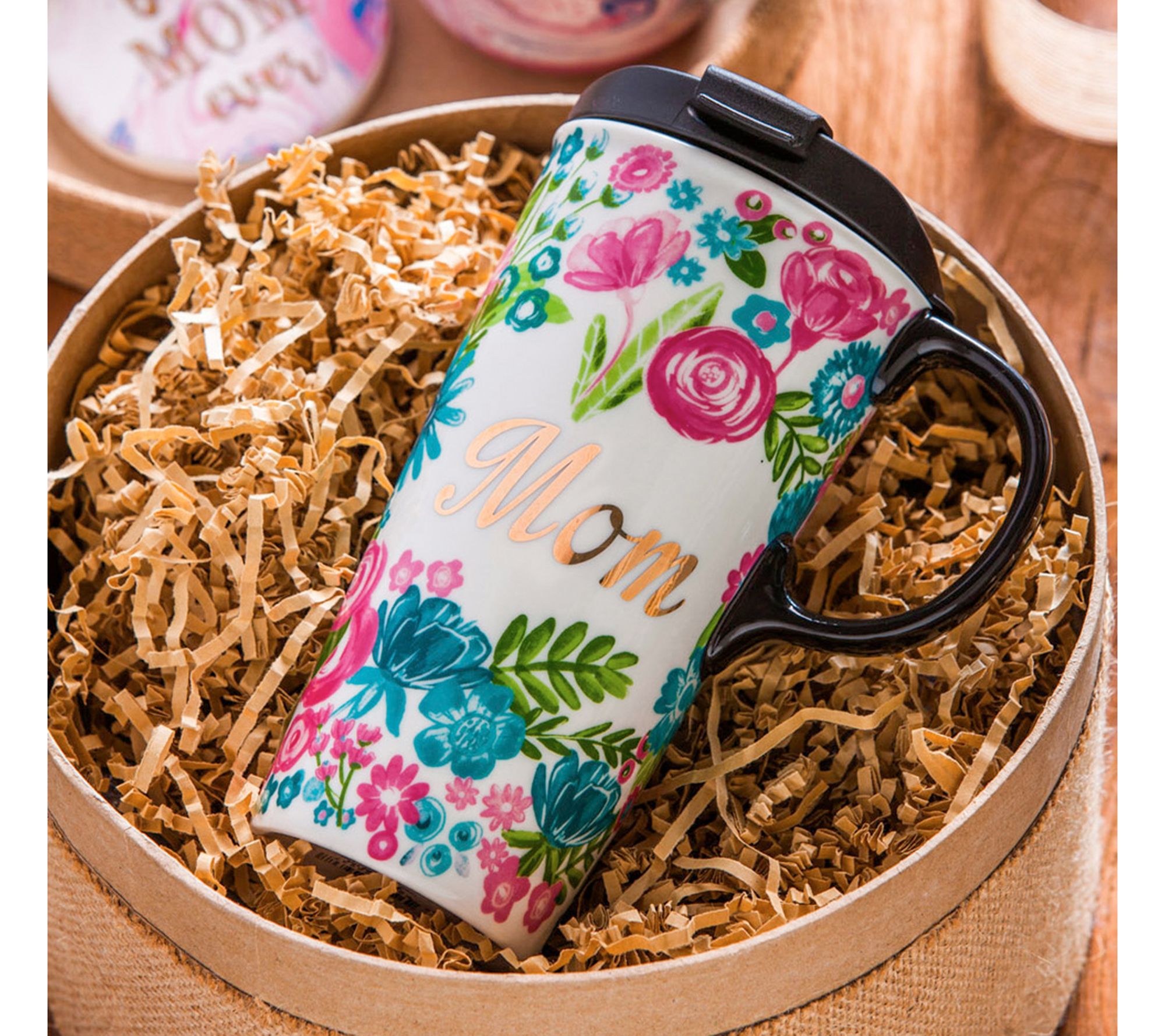 Evergreen 17oz Mom Travel Cup with Gift Box