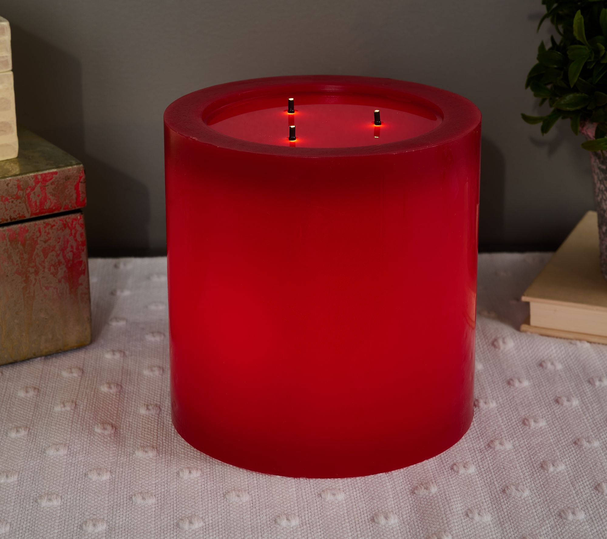 "As Is" Bethlehem Light Triple Wick Flameless Jumbo Pillar