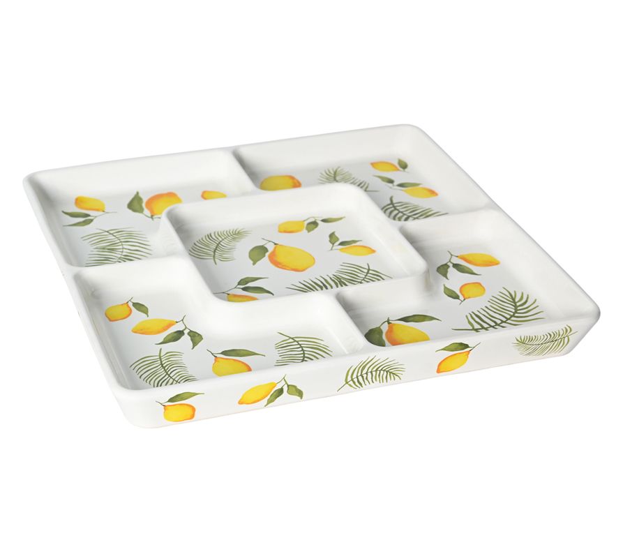 "As Is" Temp-tations Seasonal 11" x 11" Divided Server