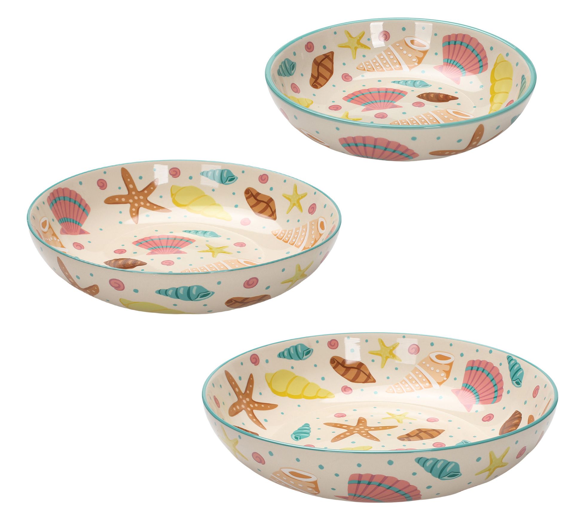 "As Is" Temp-tations Seasonal Set/3 Shallow Nesting Bowl Set