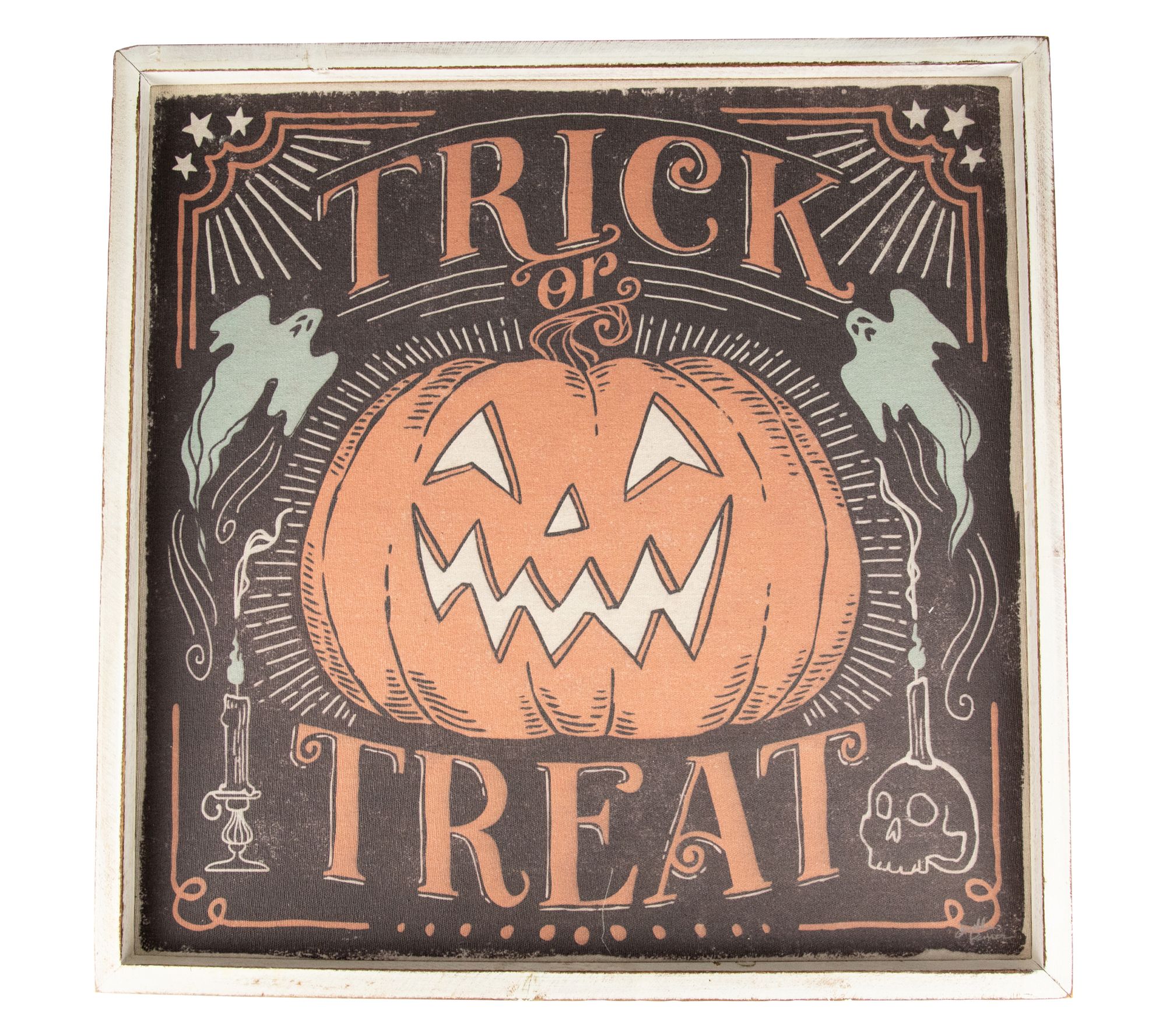 Northlight 18.75" Jack O Lantern Halloween Wall Sign
