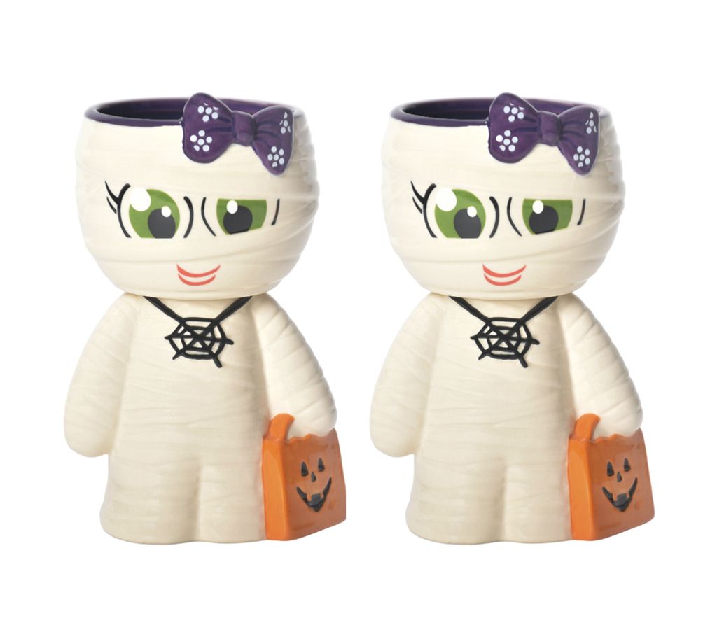 "As Is" Temp-tations Seasonal Set of (2) 8-oz Standing Bowls