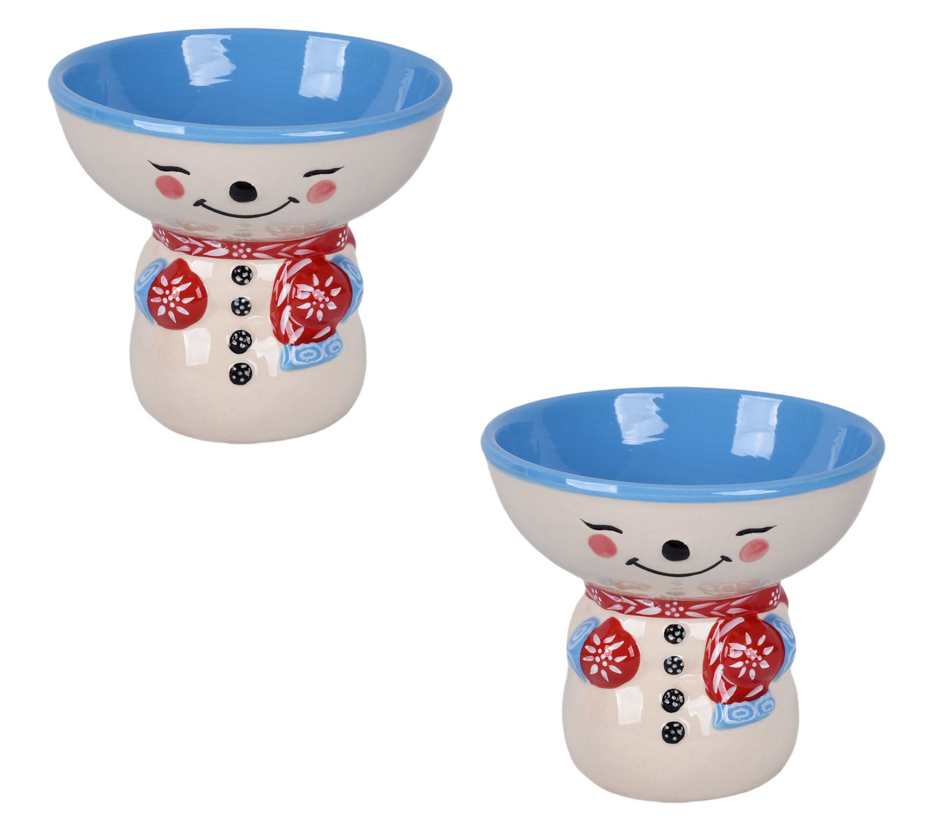 "As Is" Temp-tations Seasonal Set of (2) Character Bowls