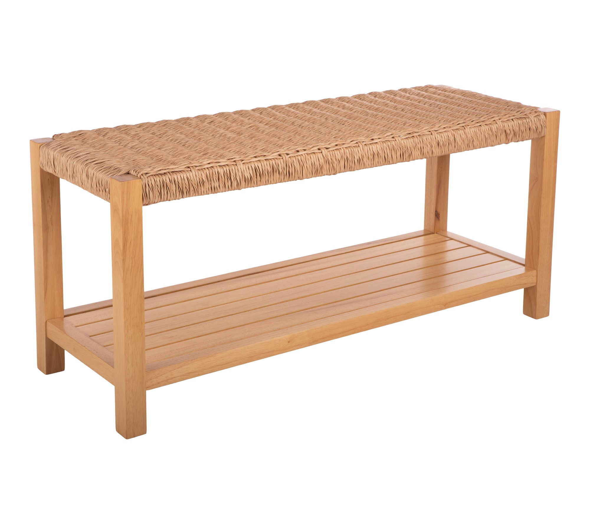 Alaterre Furniture Newport 40" Solid Wood Entryway Bench