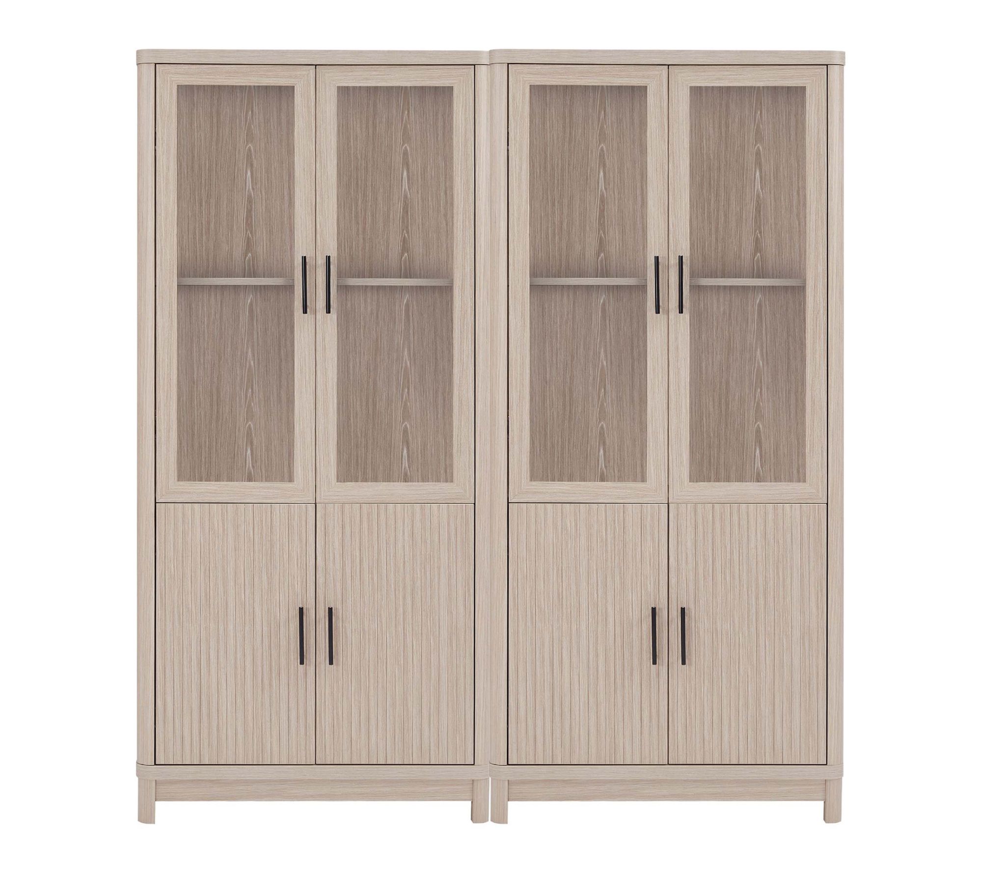 Manhattan Comfort Jodie 31" Bookcase Cabinet -Set of 2