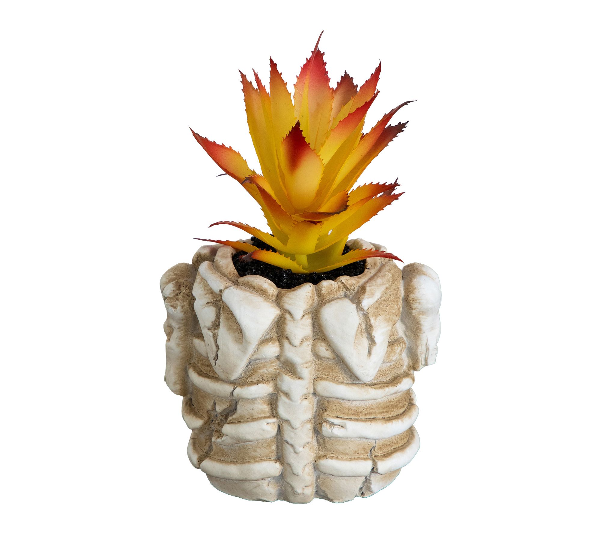  7-in Plant in Skeleton Planter by Nearly Natural
