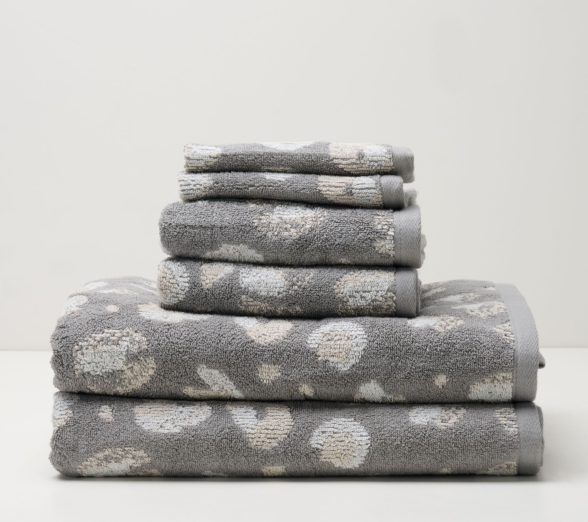 LOGO Home by Lori Goldstein Cotton Jacquard Towel Set