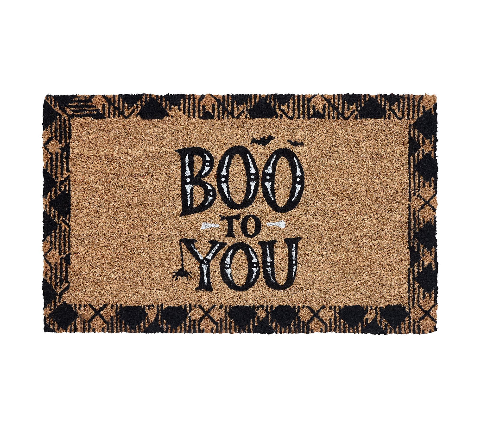 Hallmark Boo to You Outdoor Coir Doormat, 18" x 30"