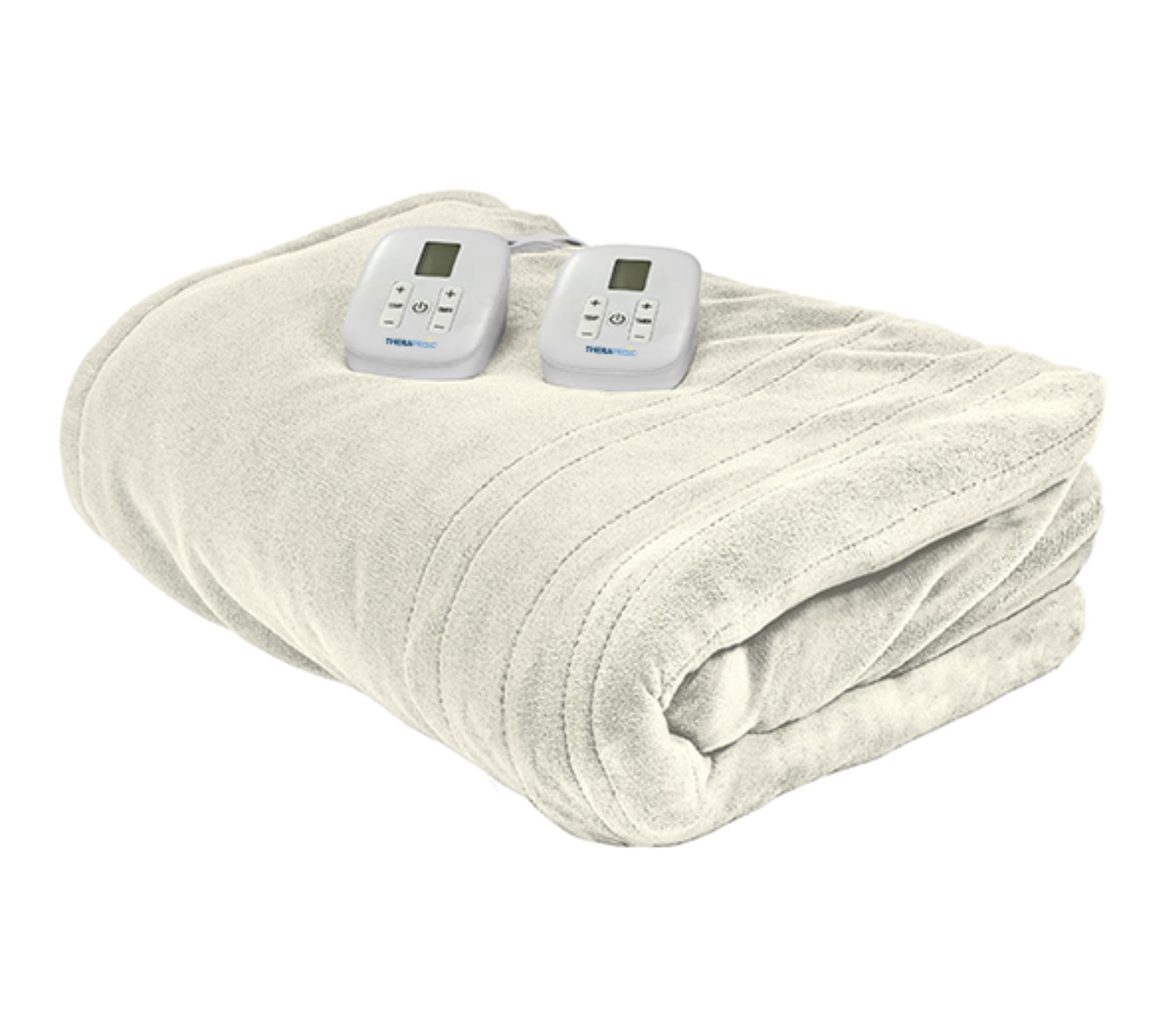 Therapedic Heated King Size Blanket â   Ivory