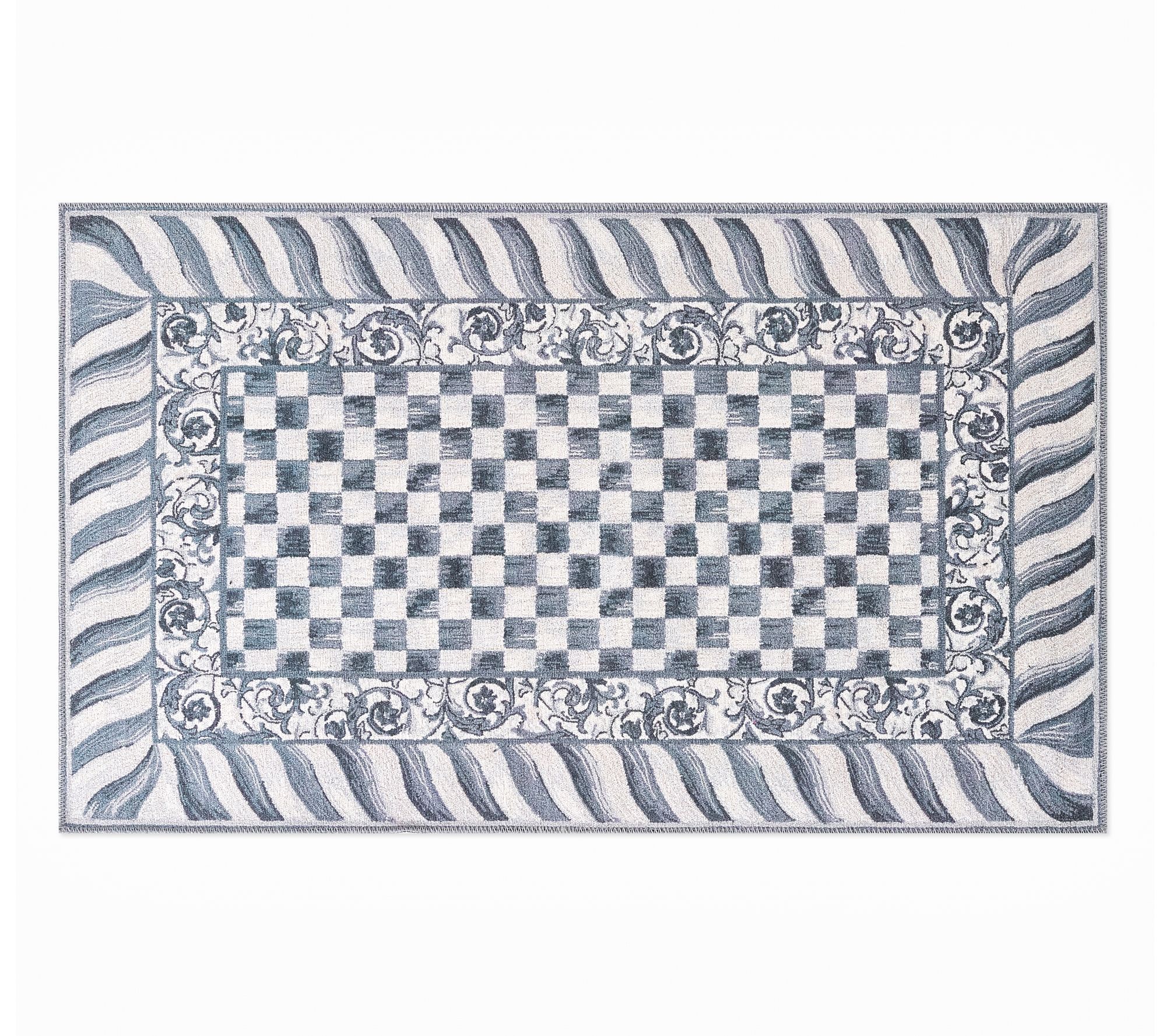 MacKenzie Childs  3' x 5' Washable Rug