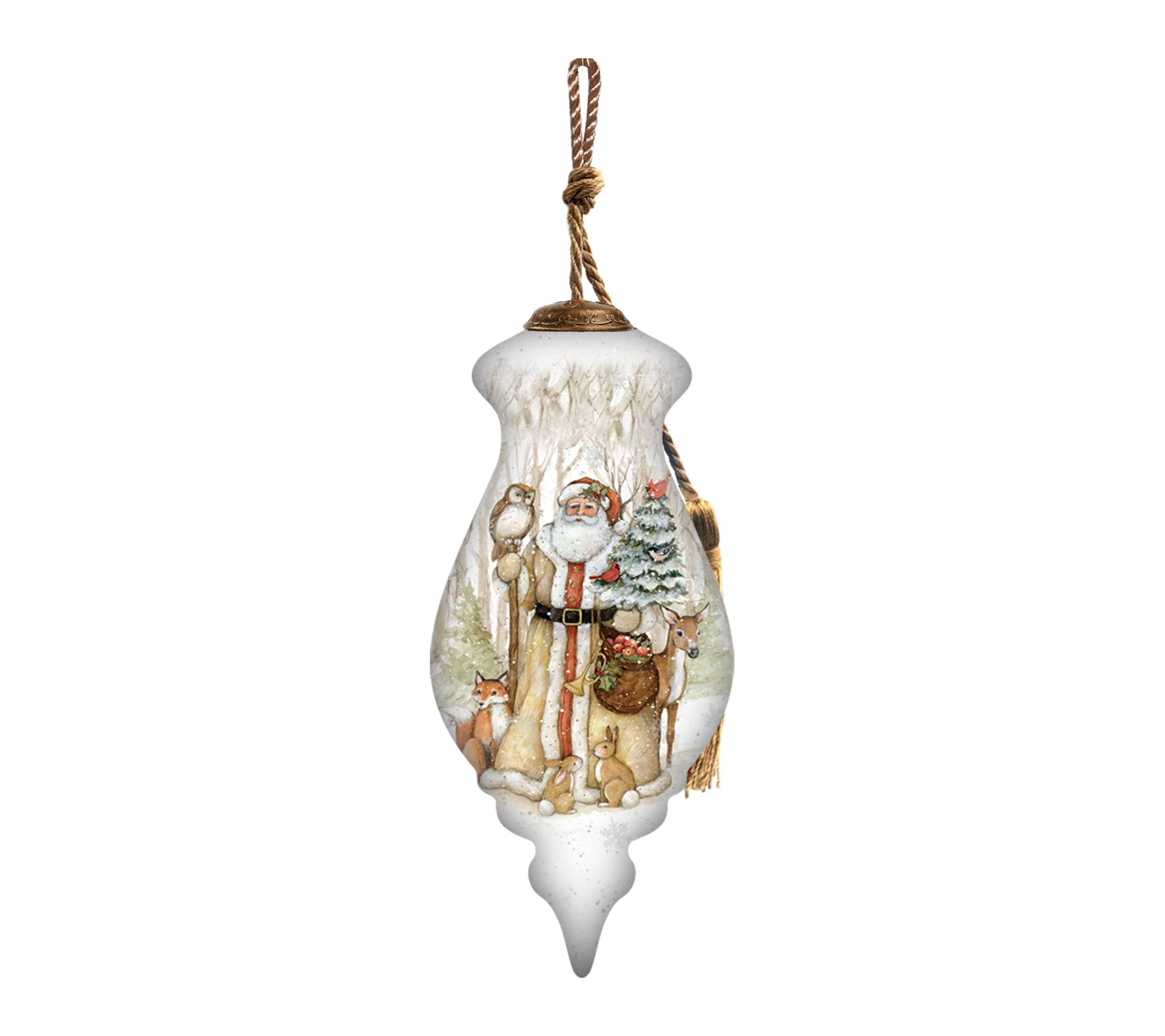 Inner Beauty Gifts 5 inch Winter Forest Snowman Ornament
