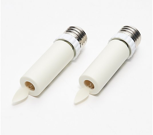 Luminara Set of 2 Flameless 4" Taper Bulbs