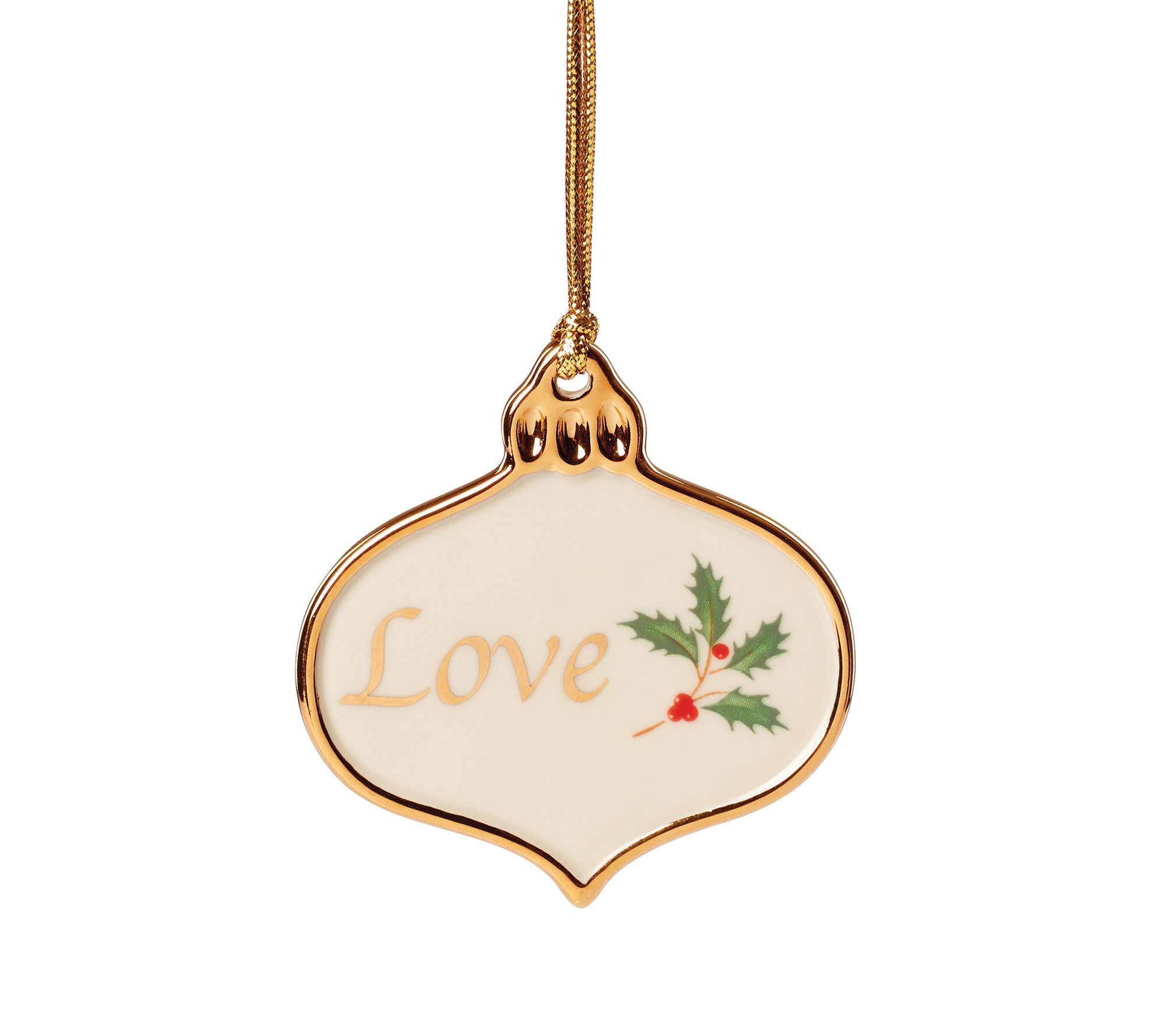 Lenox Holiday Love Ornament Charm