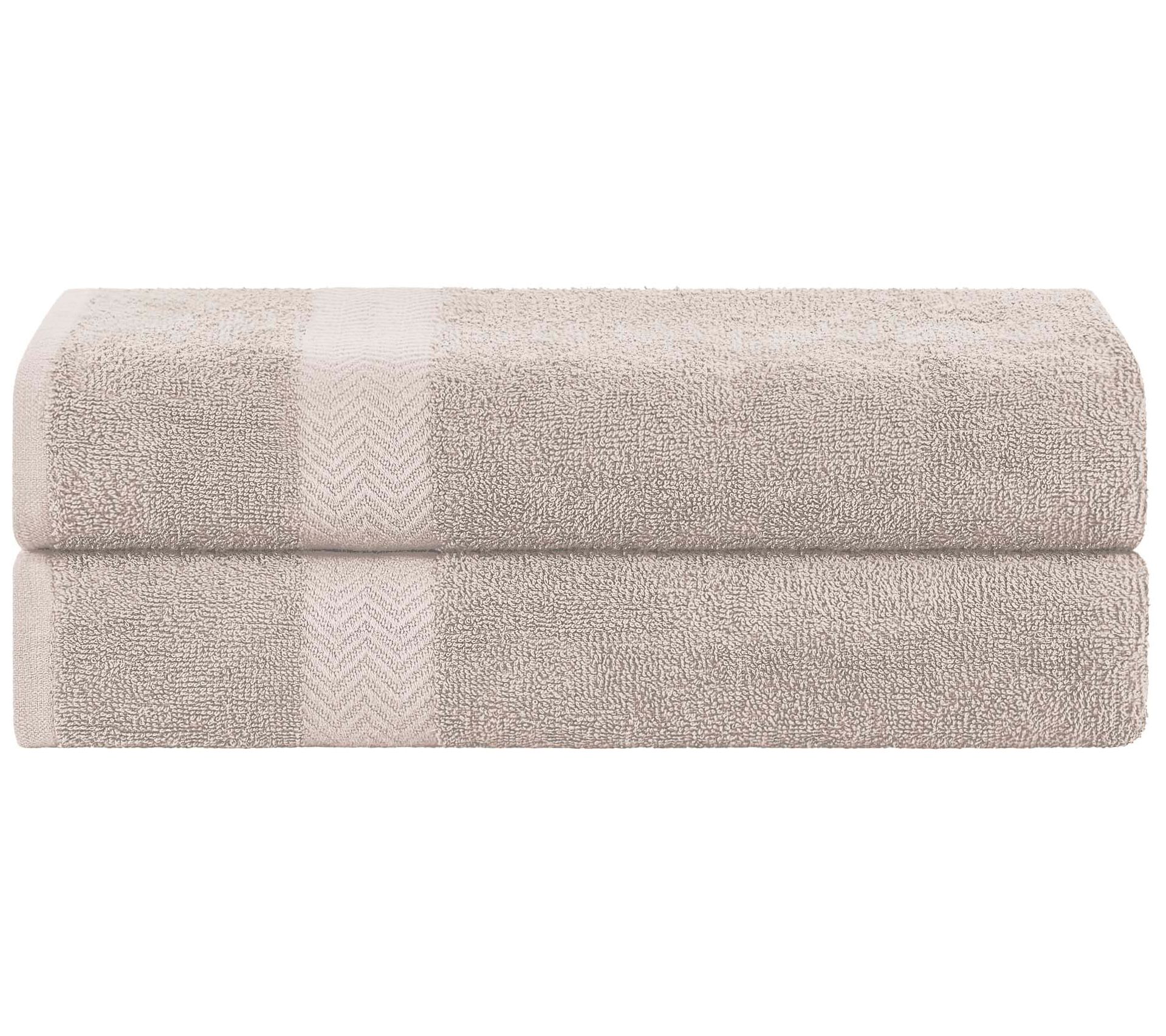 Superior Ultra-Soft Cotton 2-Piece Bath Sheet Set