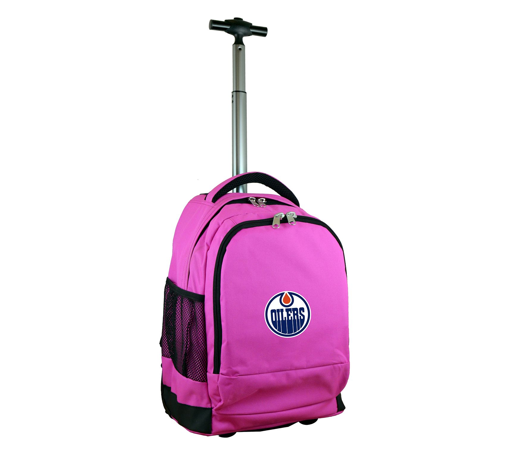 Mojo Licensing NHL 19" Premium WheeledBackpack, Pink