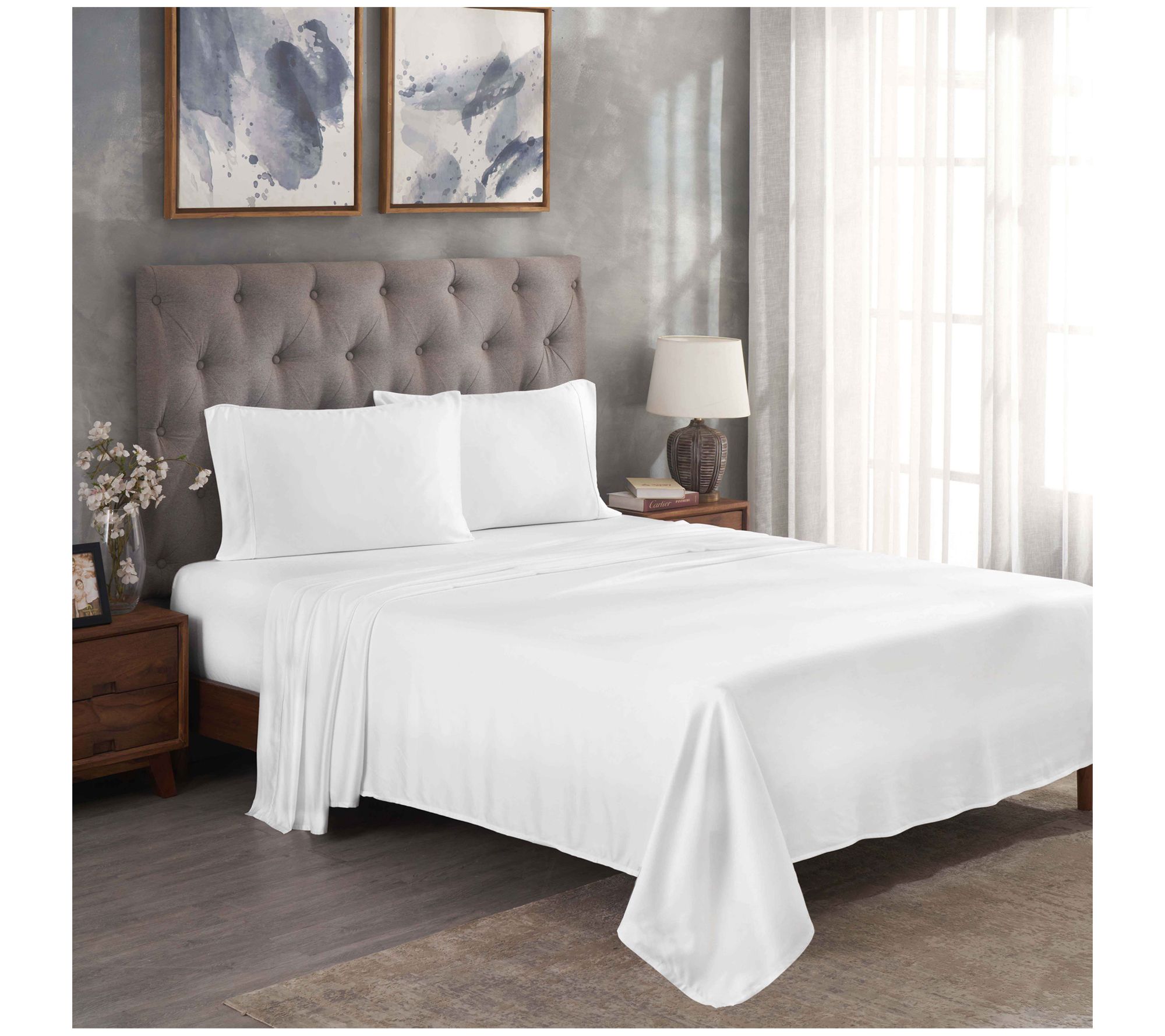 Superior 300TC Silky Sheets Set, Full