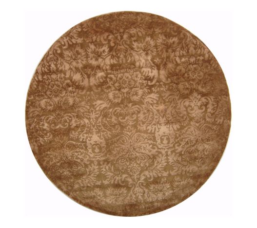 Martha Stewart Damask 6' x 6' Round Rug
