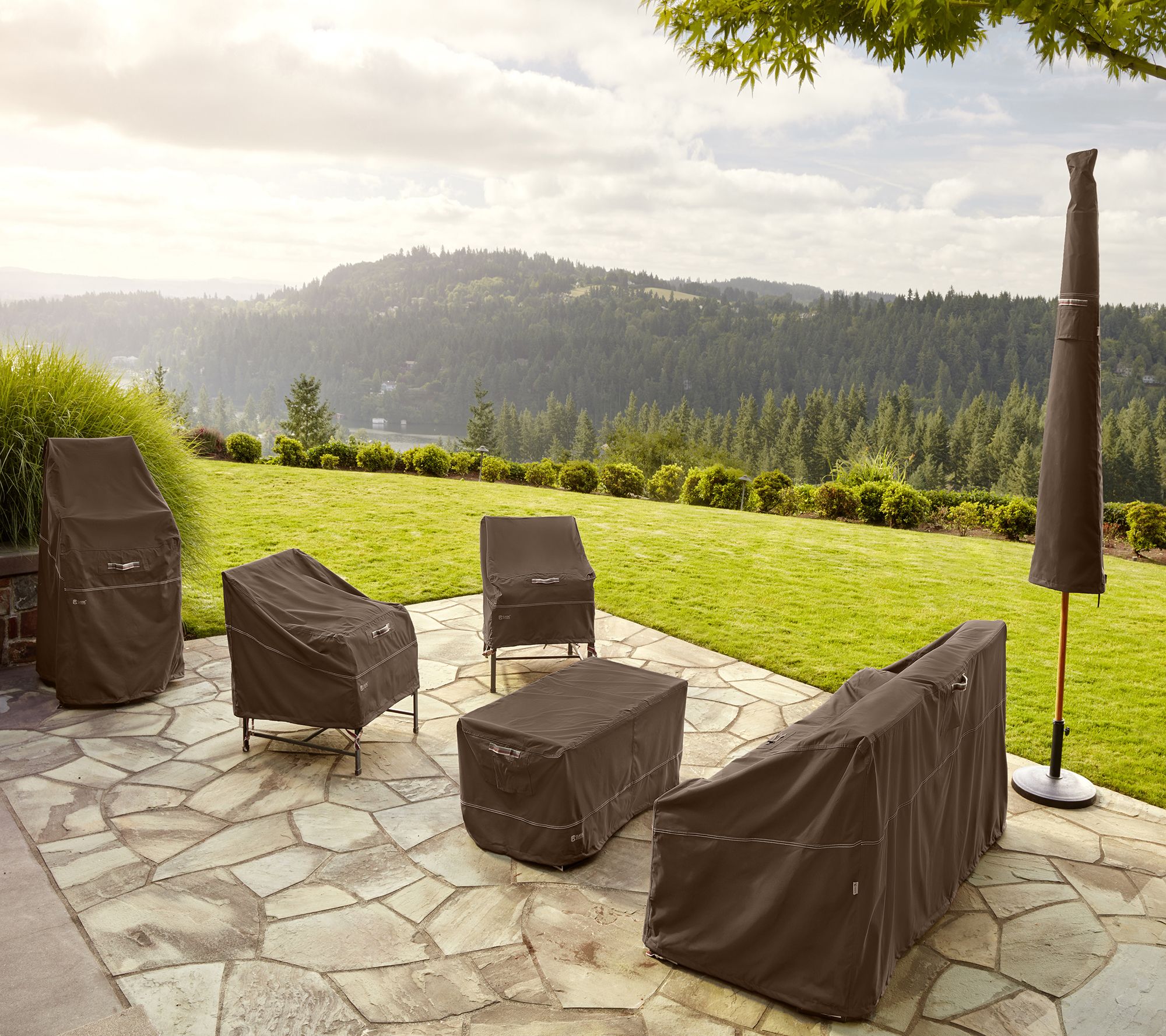 Madrona RainProof Patio Loveseat Cover, Medium