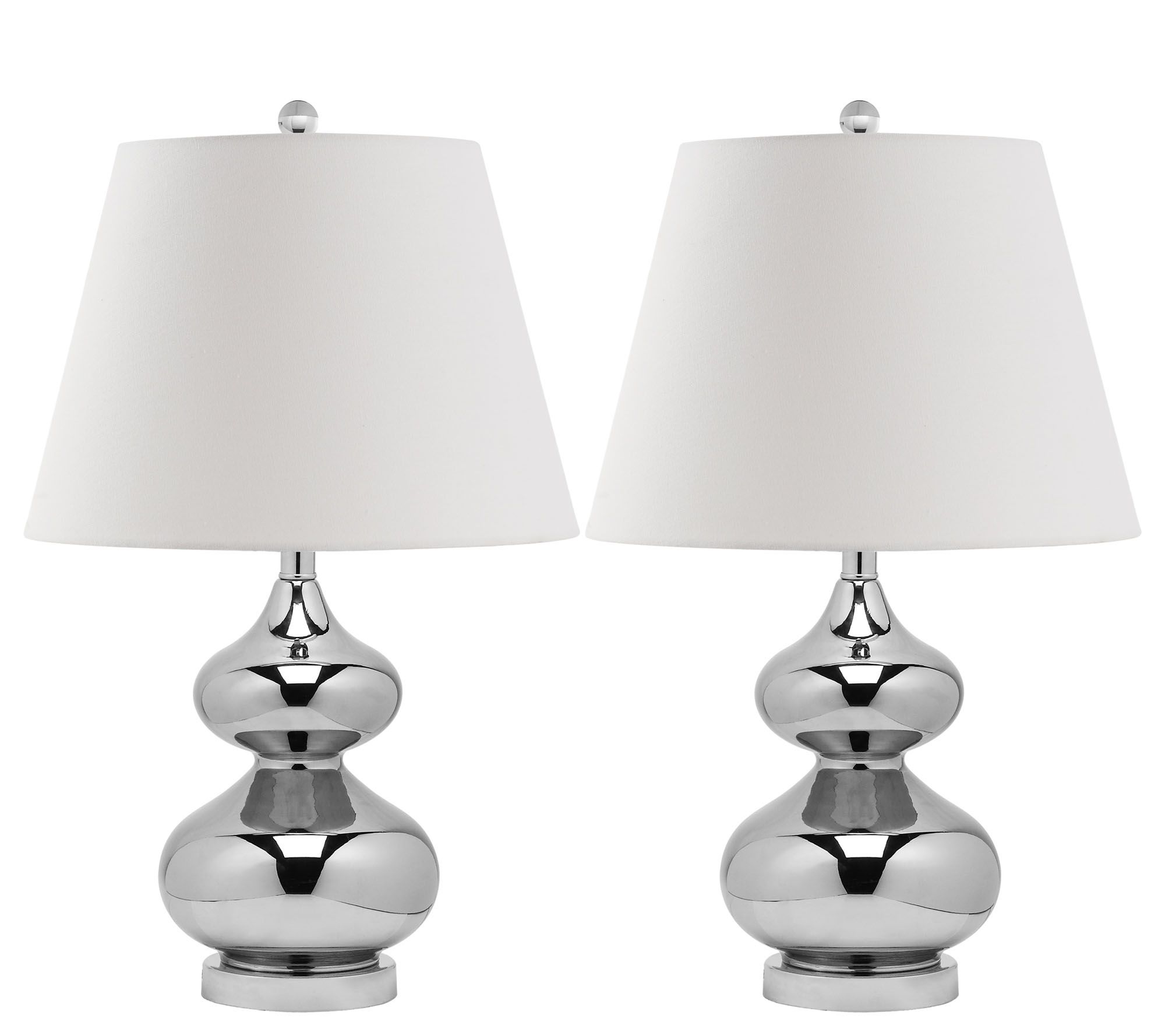 Safavieh Set of 2 Eva Double Gourd Table Lamps