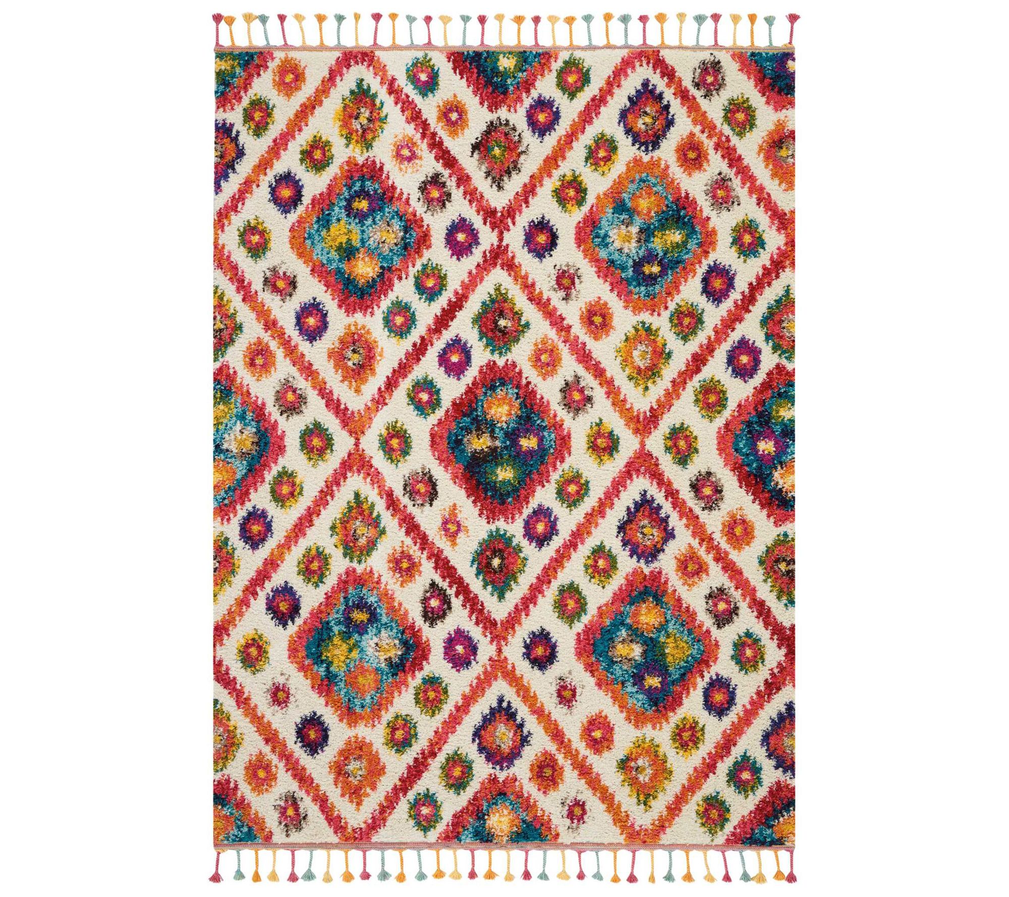 Nourison Moroccan Casbah Geometric 5'3" x 7'9" rea Rug