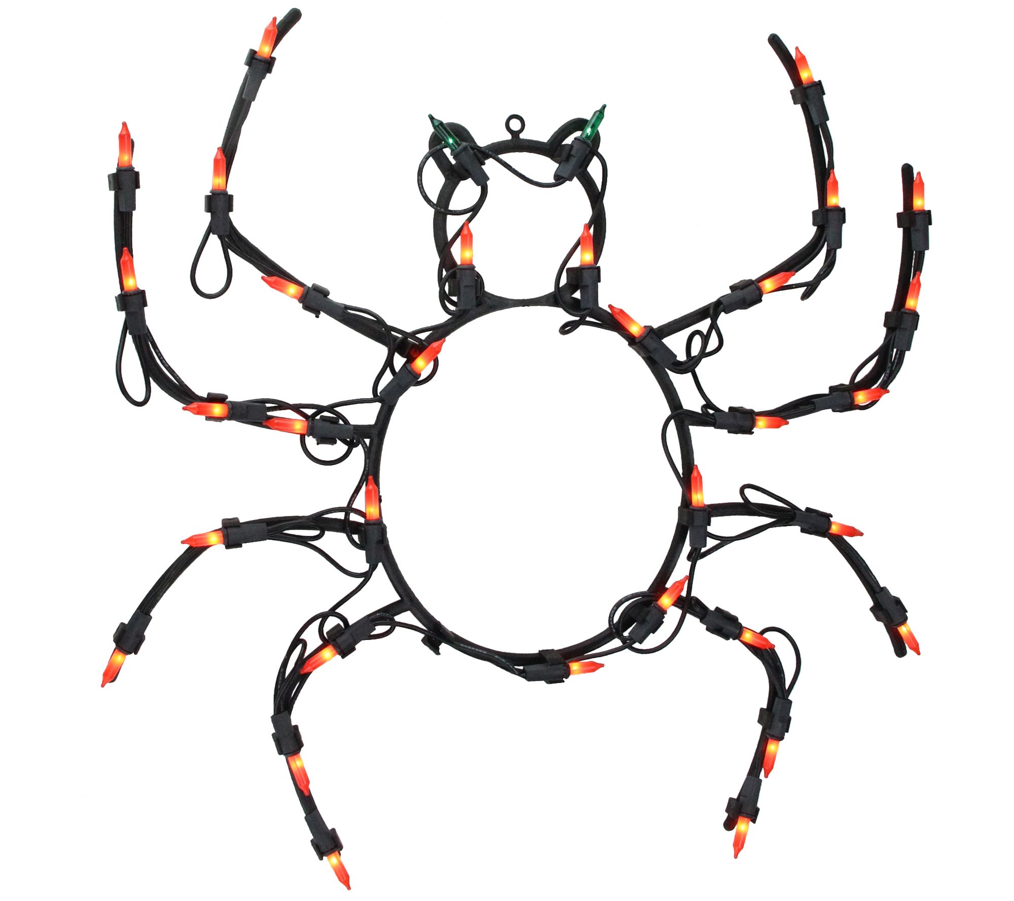Northlight 15" Lighted Spider Halloween Window Decoration