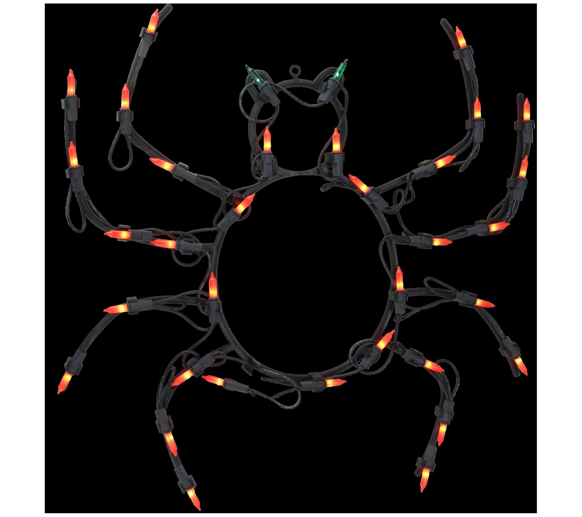 Northlight 15" Lighted Spider Halloween Window Decoration