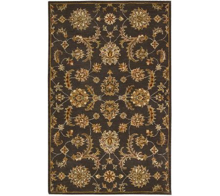 5'x8' Kashan Rug Handtufted Wool by Valerie