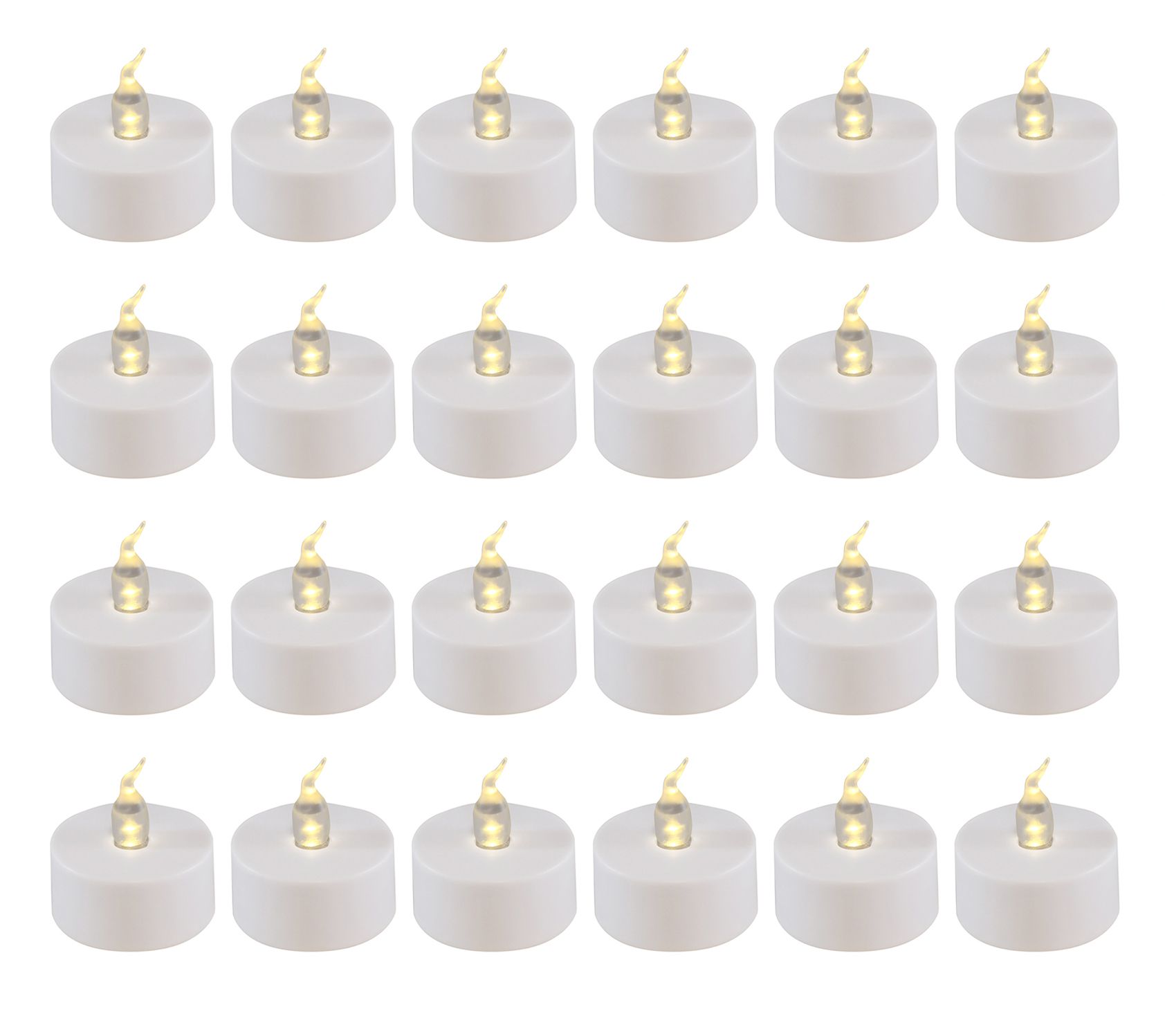 LumaBase BatteryOperated LED Tea Lights Softhite, 24ct