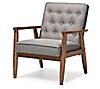 Sorrento Mid-Century Retro Modern Upholstered L ounge Chair
