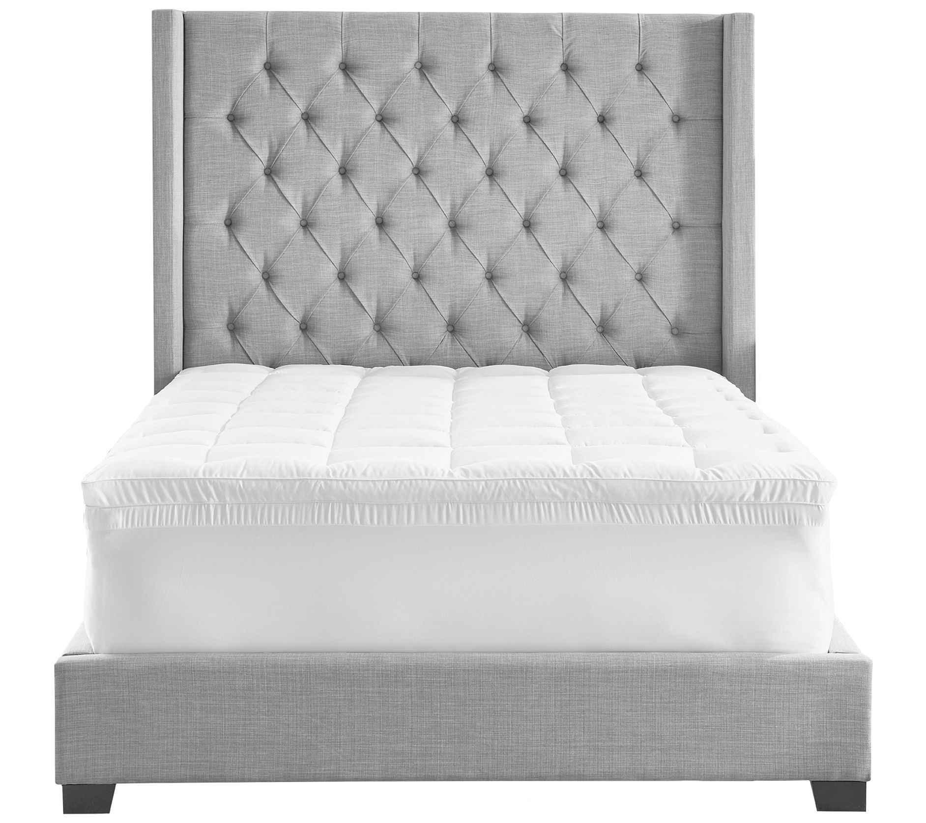 Henredon 3-in gel foam topper 3-in D Memory Foam Queen Mattress