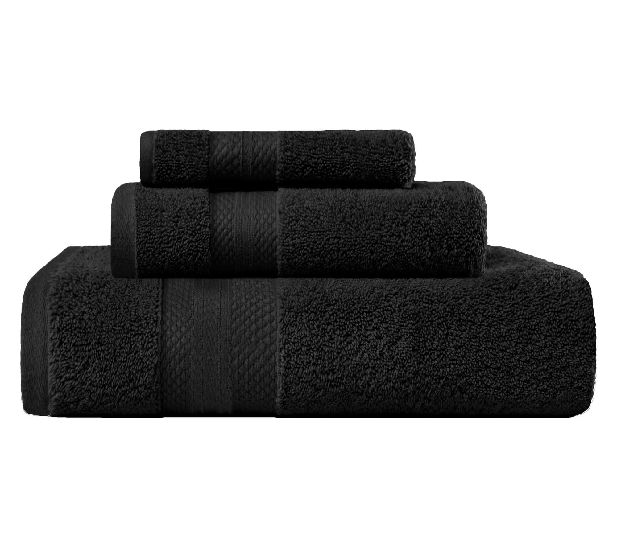 Superior Turkish Cotton Ultra-Plush Solid 3-Piece Towel Set