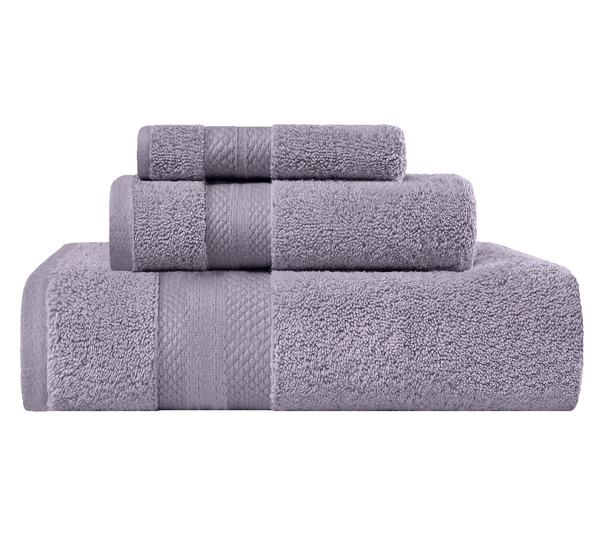 Superior Turkish Cotton Ultra-Plush Solid 3-Piece Towel Set