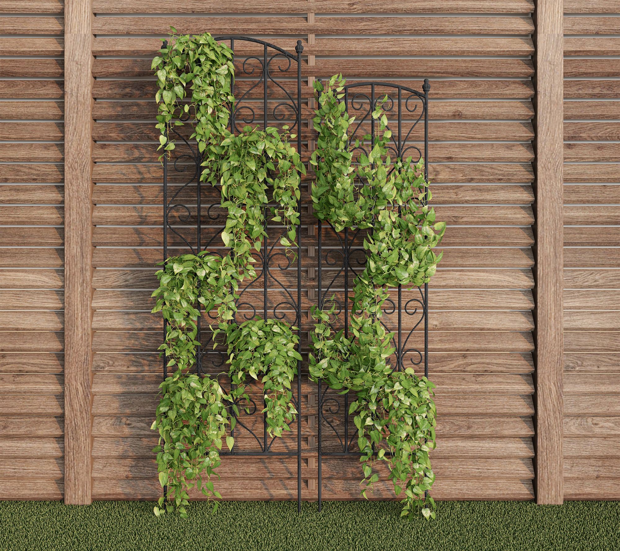 Pure Garden 2 Garden Trellises For Climbing andPotted Plants