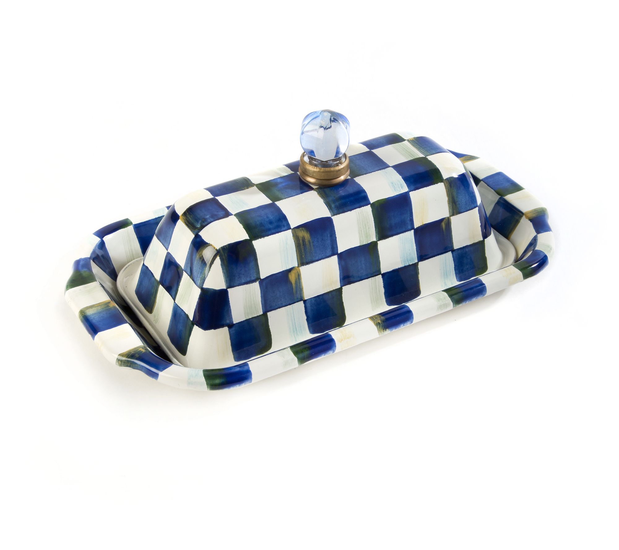 MacKenzie- Childs Enamel Butter Box