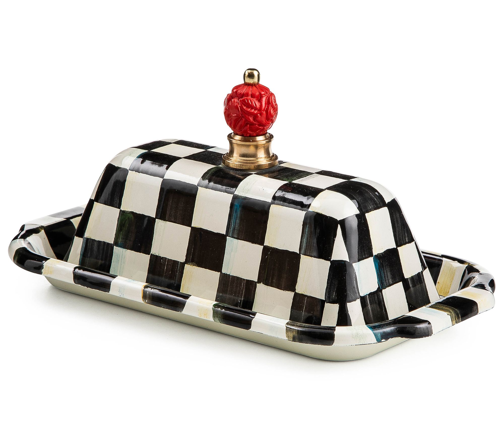 MacKenzie- Childs Enamel Butter Box