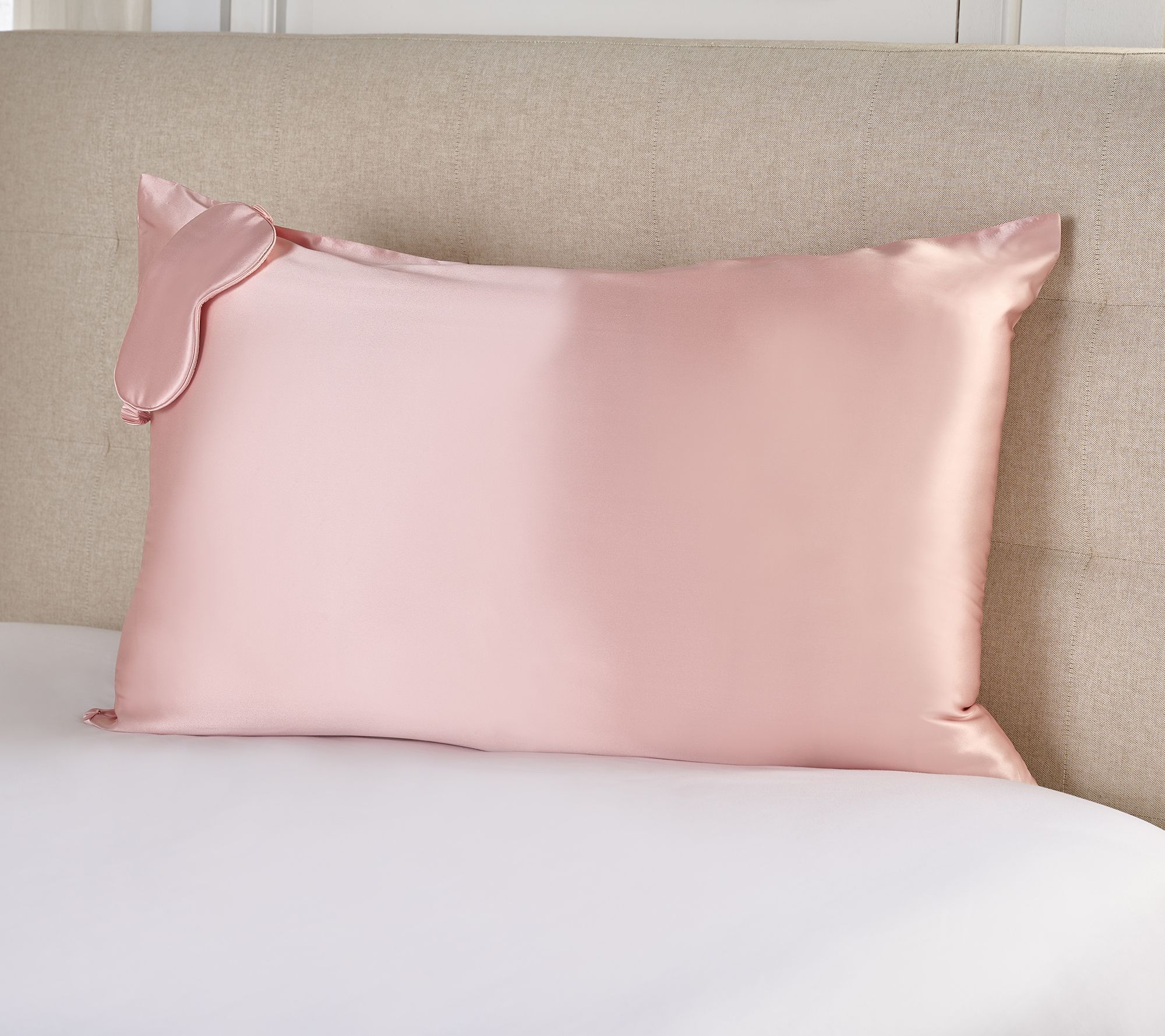 "As Is" Northern Nights Pure Silk Pillowcase and Eye Mask Set