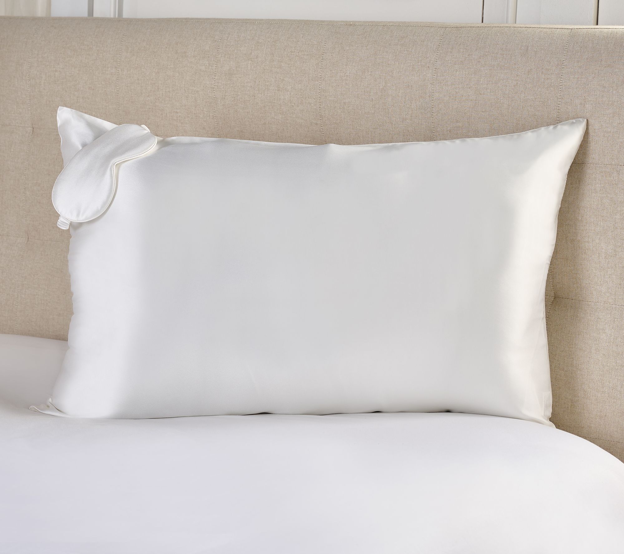 "As Is" Northern Nights Pure Silk Pillowcase and Eye Mask Set