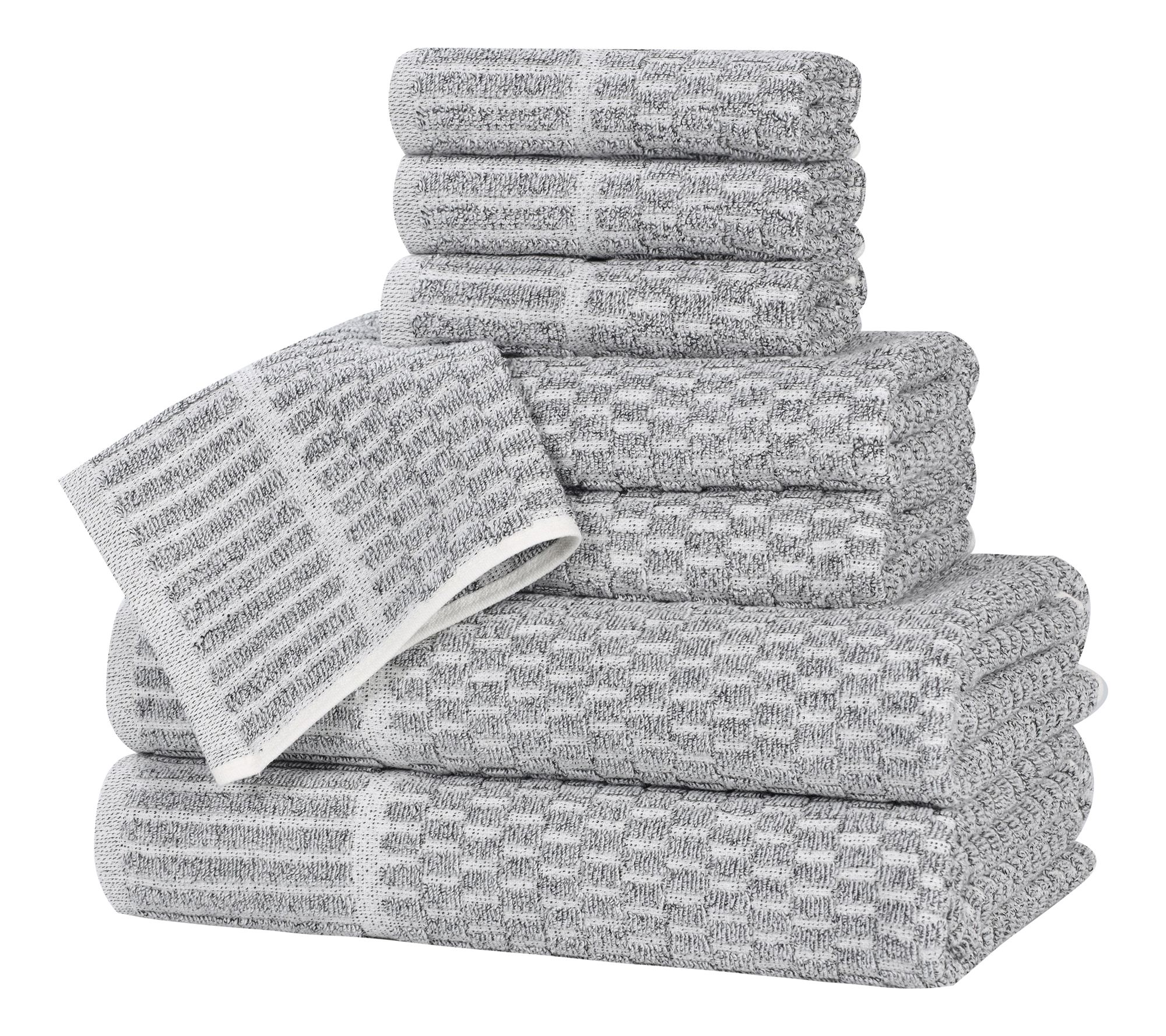 Superior Juno 8 Piece Cotton Blend Towel Set