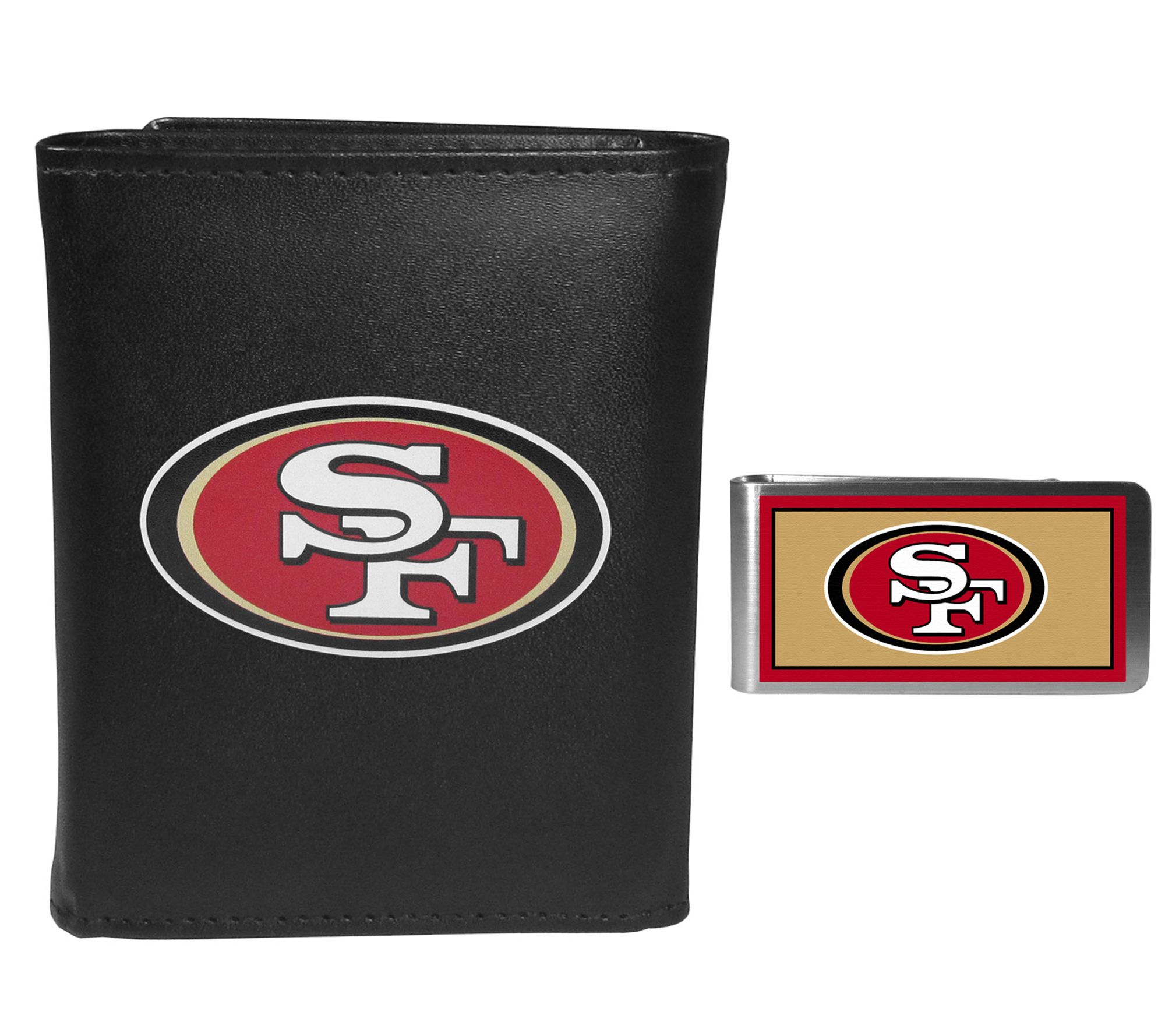 Siskiyou Sports NFL Tri-fold Wallet & Color Money Clip