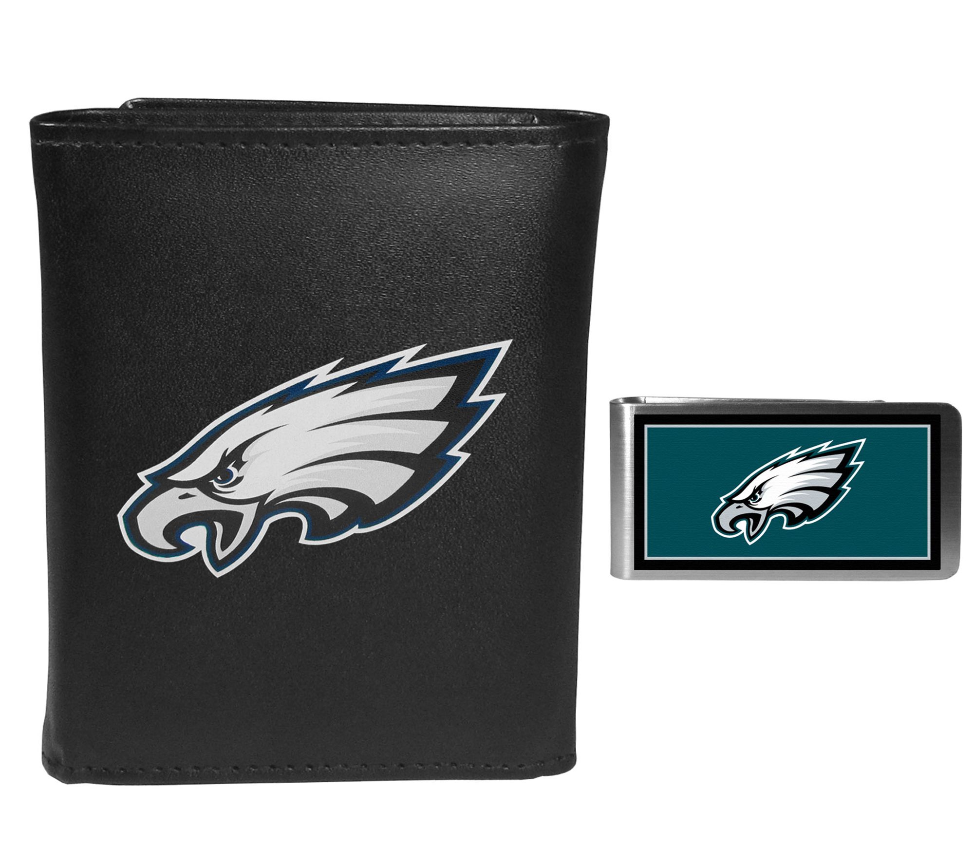 Siskiyou Sports NFL Tri-fold Wallet & Color Money Clip