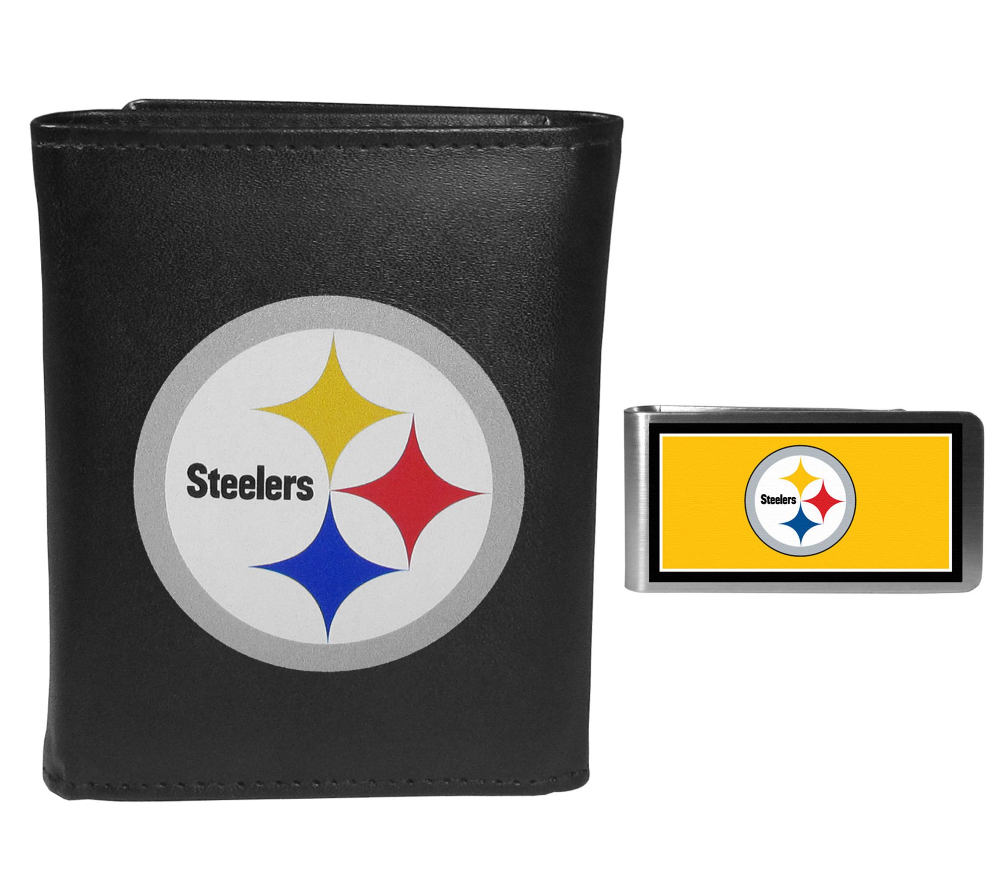 Siskiyou Sports NFL Tri-fold Wallet & Color Money Clip