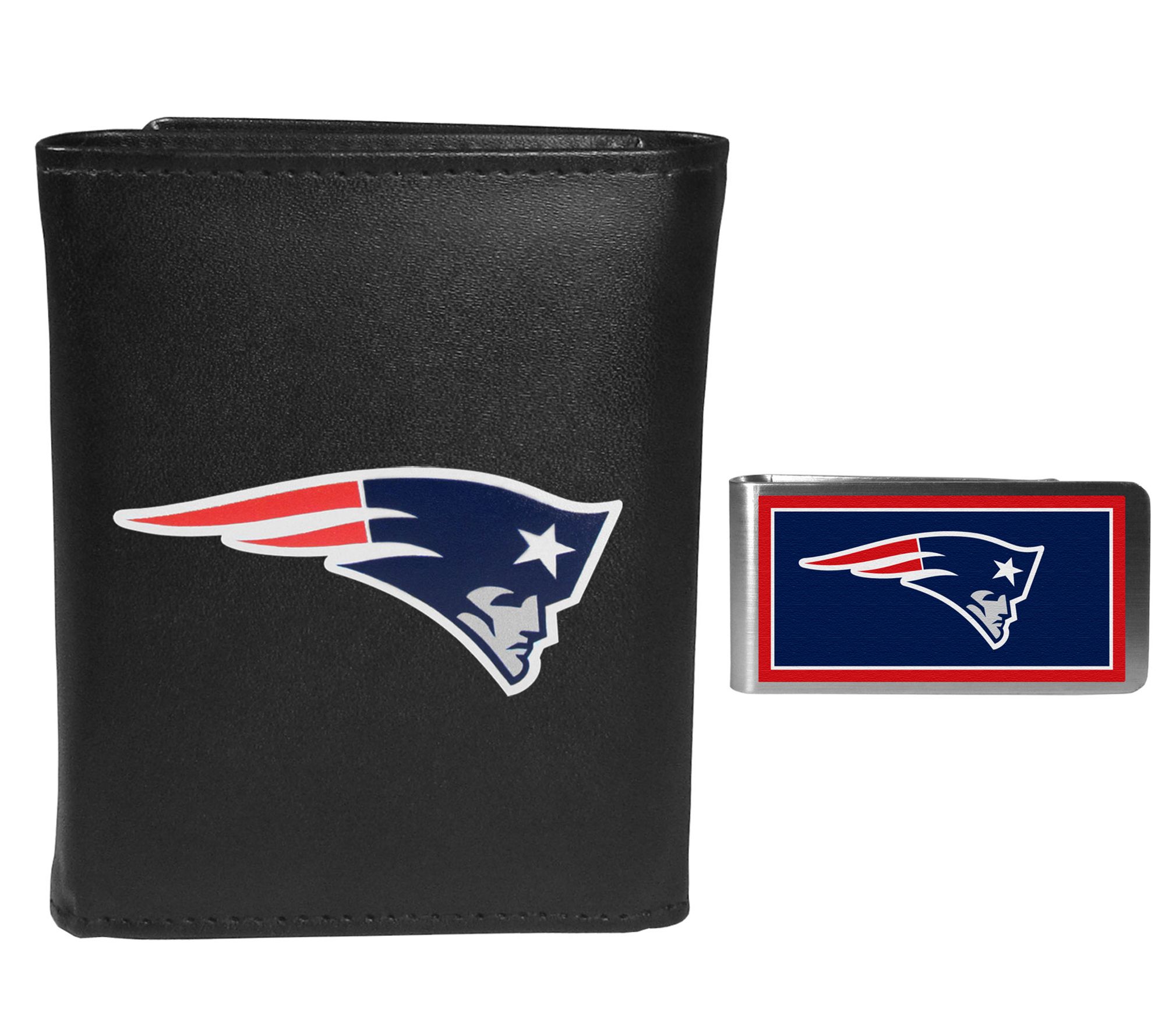 Siskiyou Sports NFL Tri-fold Wallet & Color Money Clip