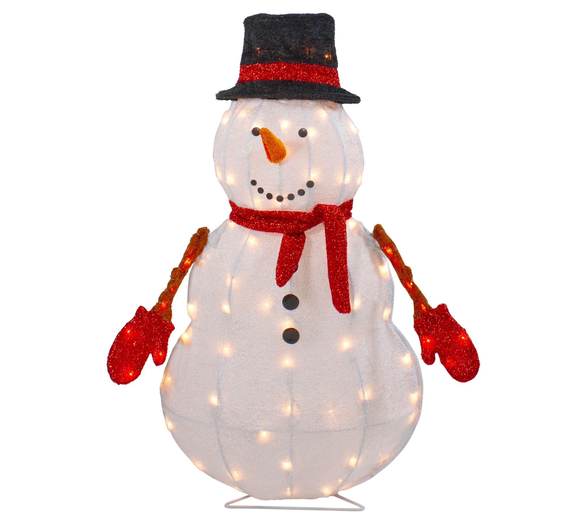 Northlight 32" Prelit 3D Snowman Yard Christmas Decor