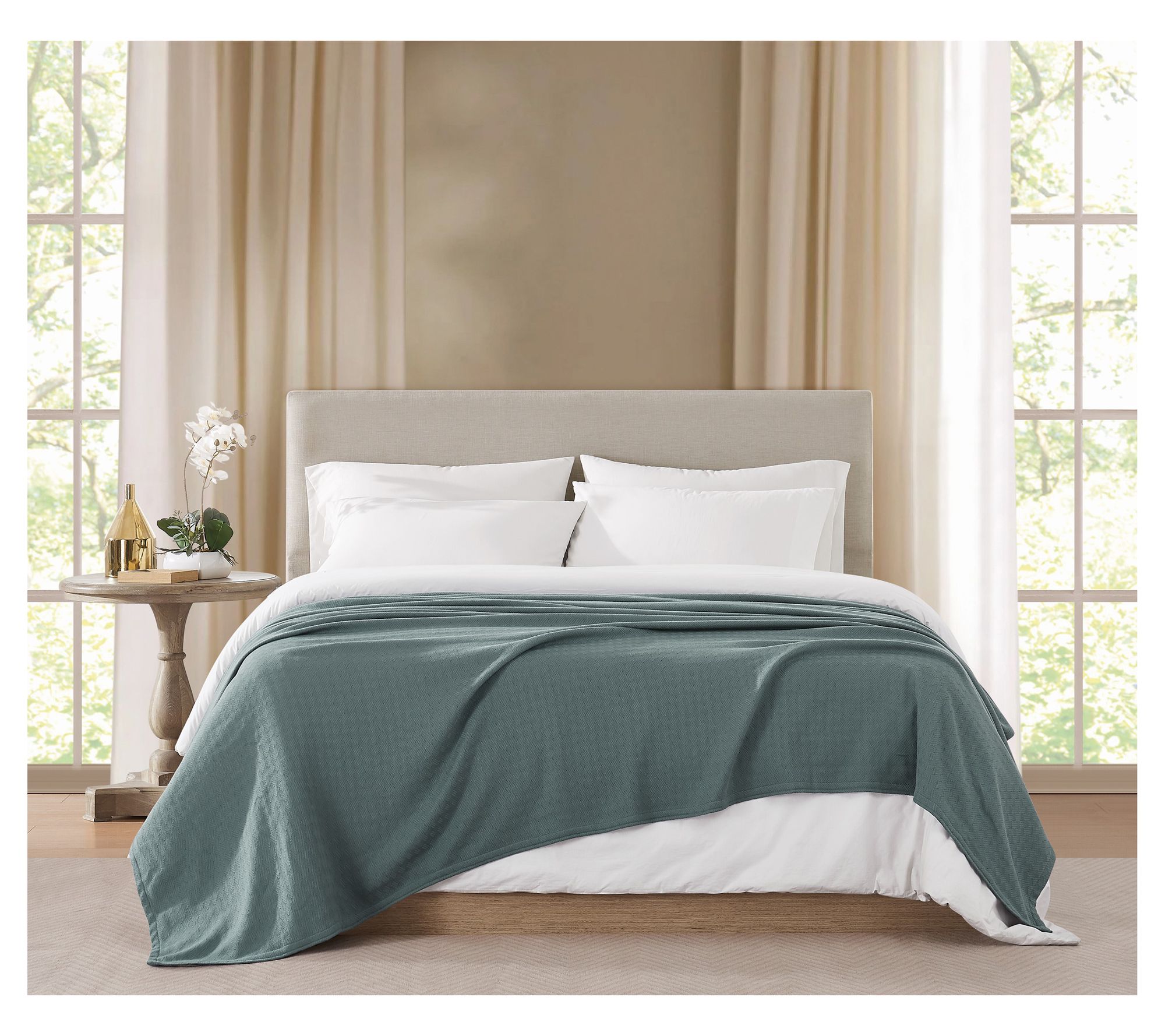 Borghese Roma Luxe Cotton Twin/Twin XL Blanket