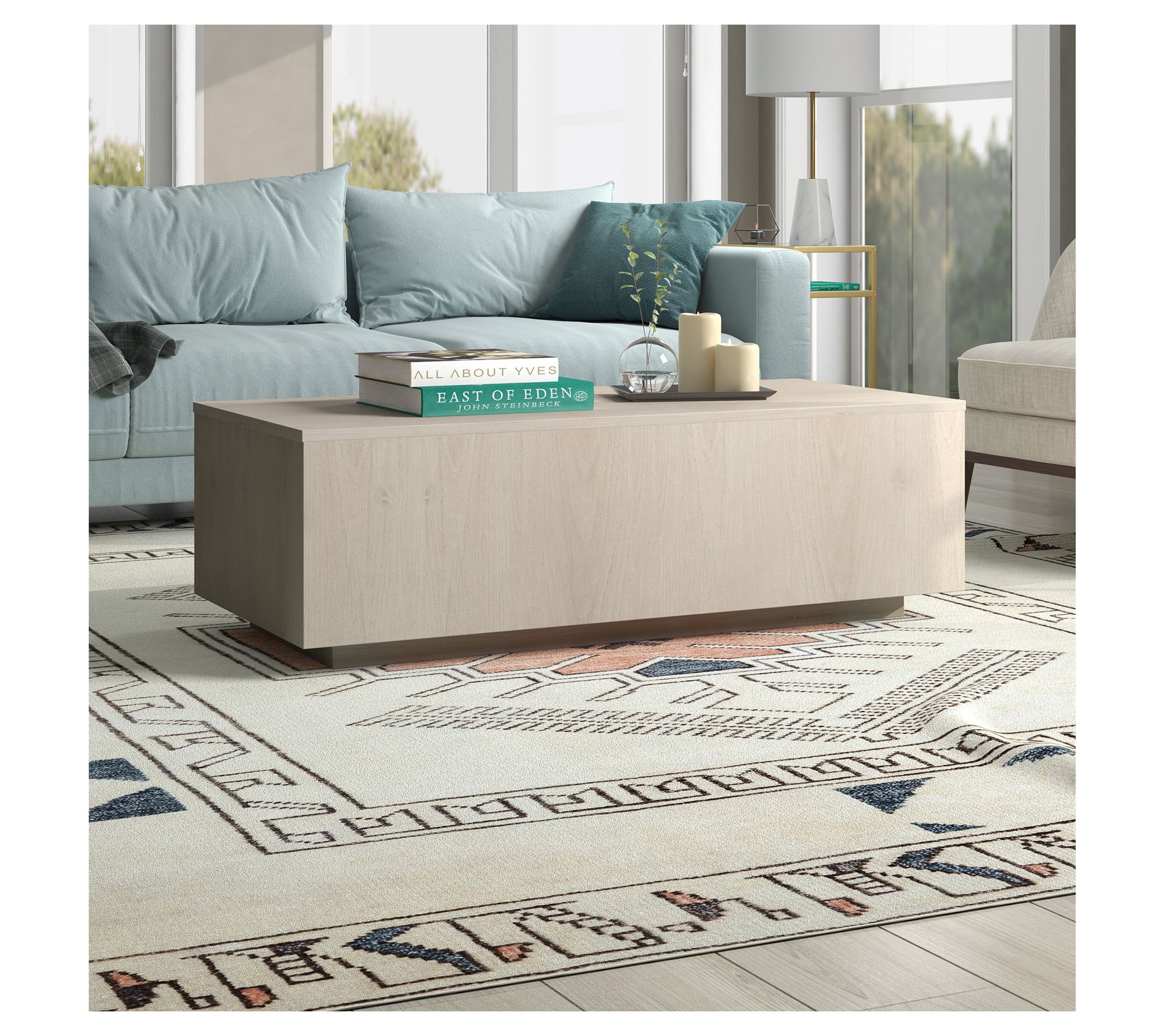 Hudson&Canal Paxton 48" Wide Rectangular CoffeeTable