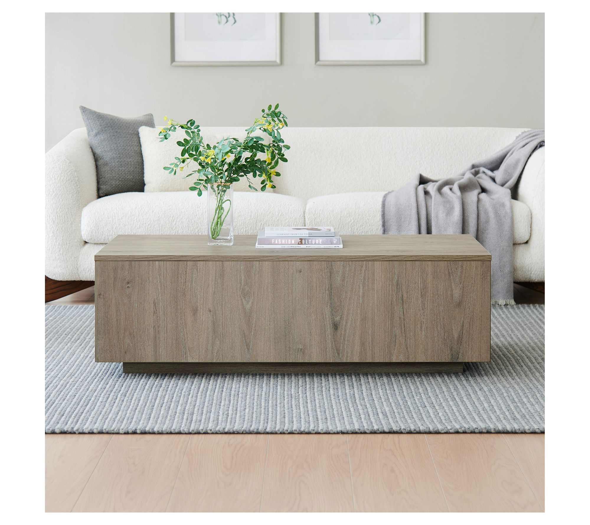 Hudson&Canal Paxton 48" Wide Rectangular CoffeeTable