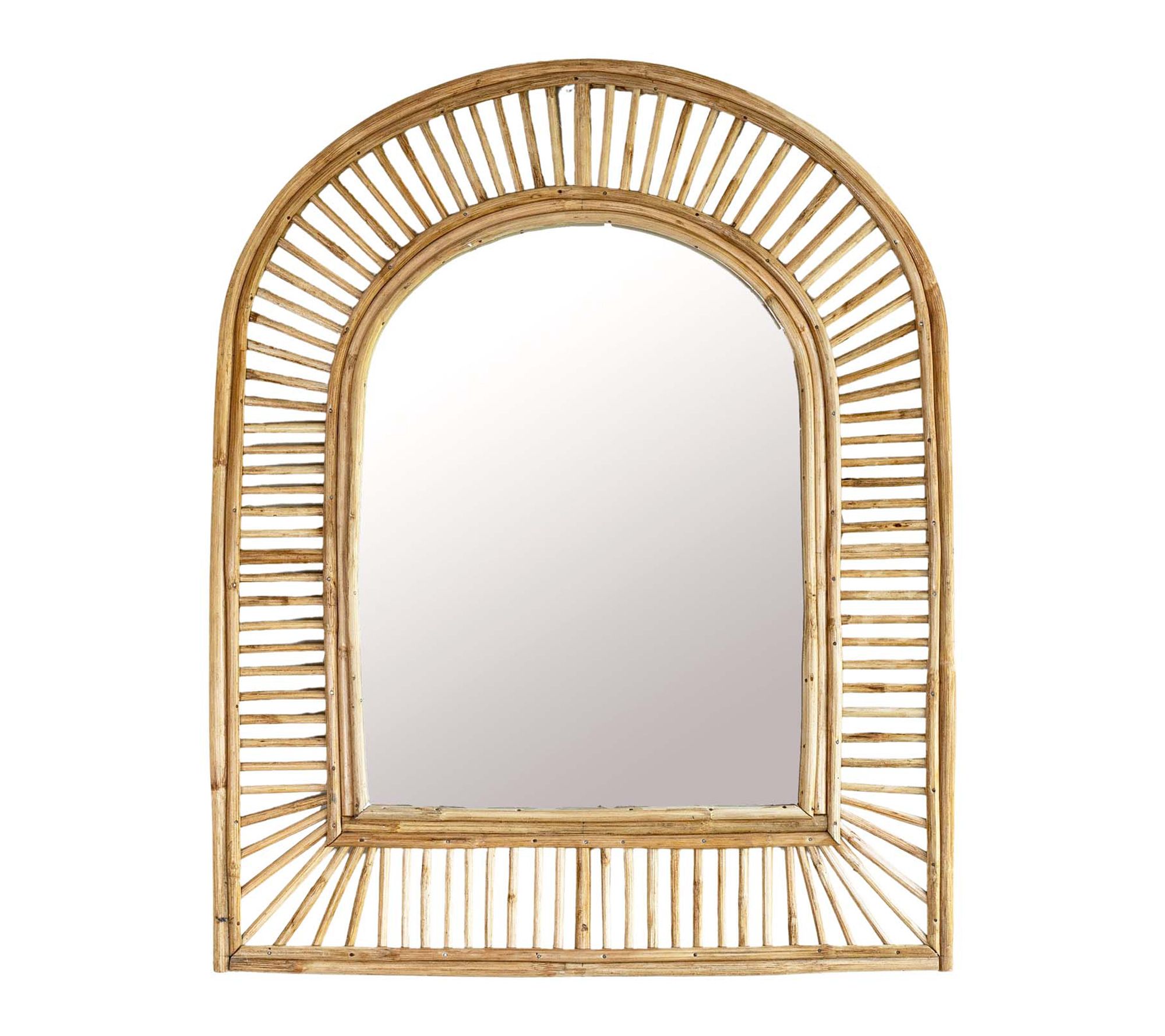 Arched Cane Wall Mirror by Valerie